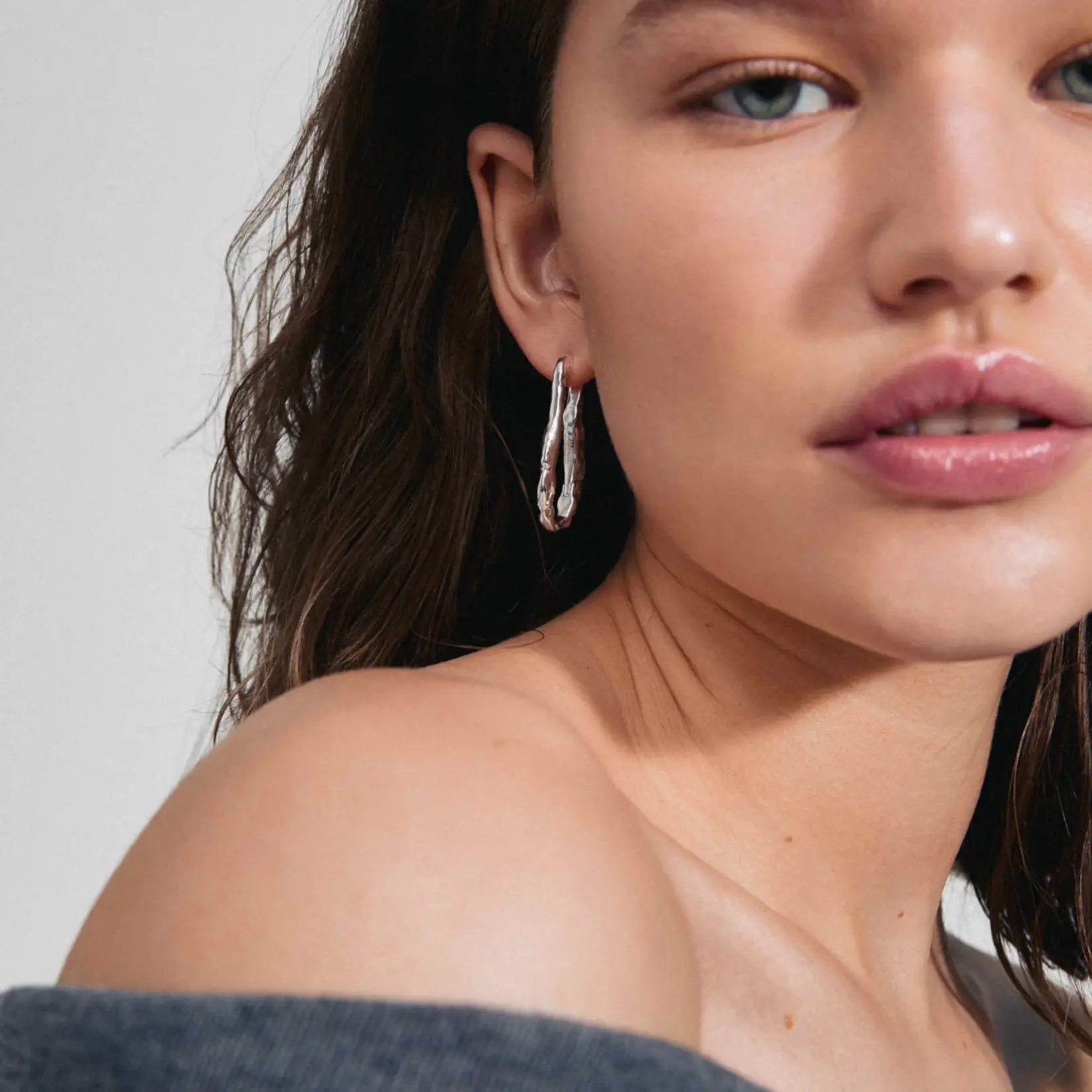 Pilgrim Boucles d`oreilles Recyclé - Silver plated