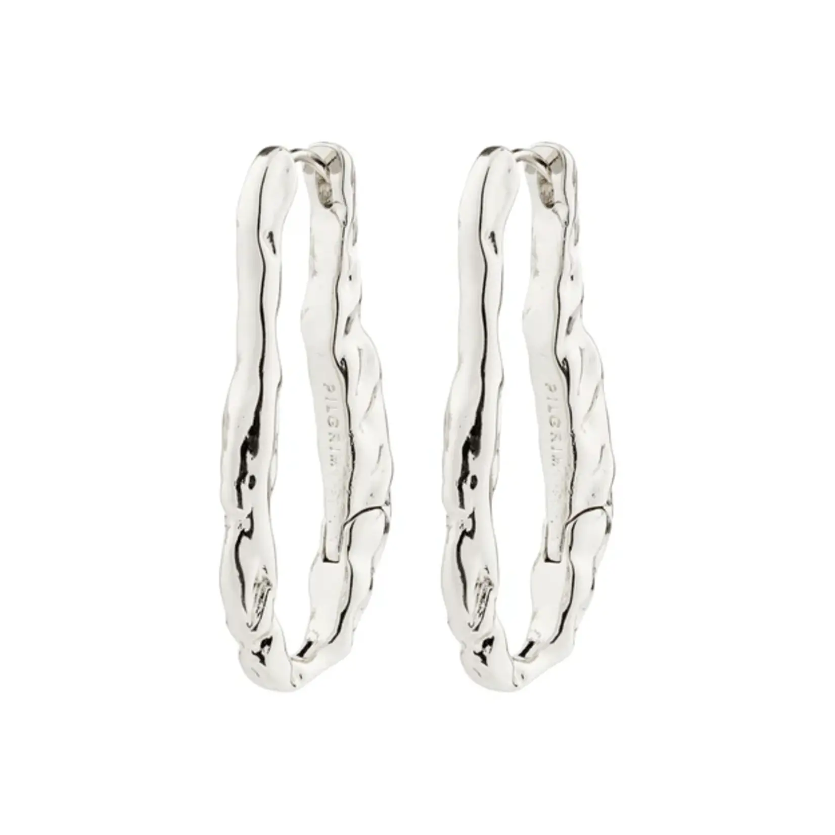 Pilgrim Boucles d`oreilles Recyclé - Silver plated
