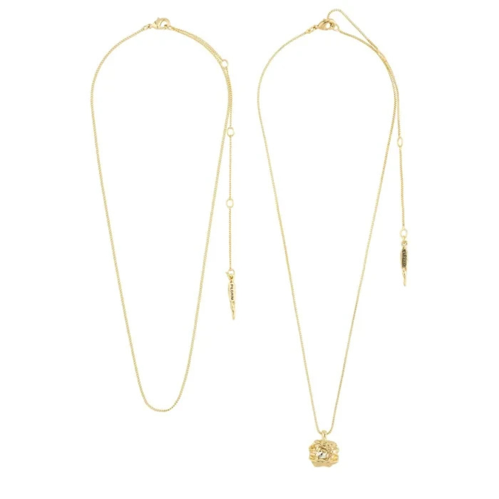 Pilgrim Collier 2in 1 Recyclé - Gold plated