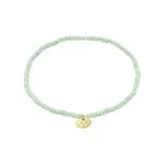 Pilgrim Bracelet Indie - Vert - Gold Plated