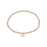 Pilgrim Bracelet Indie - Peche Gold Plated