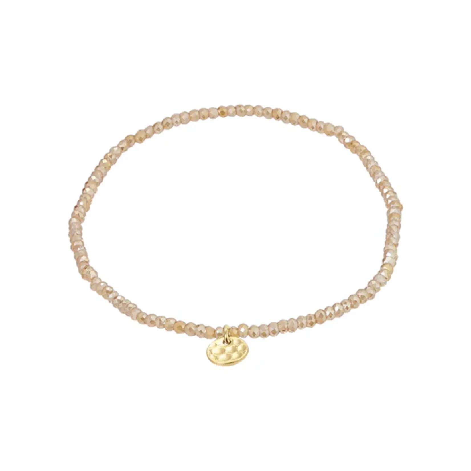 Pilgrim Bracelet Indie - Peche Gold Plated
