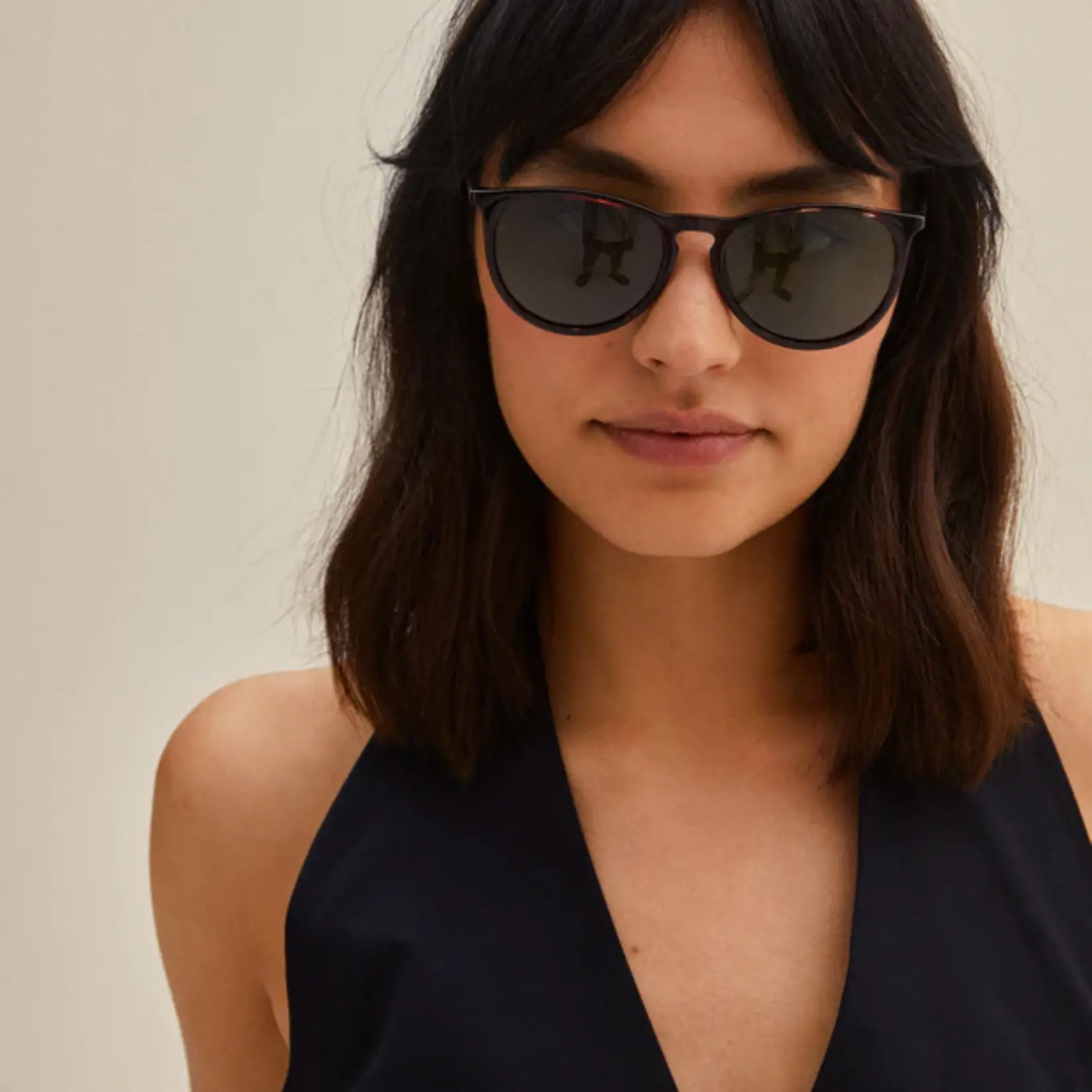 Pilgrim Lunette Soleil Vanille - Brown/Gold