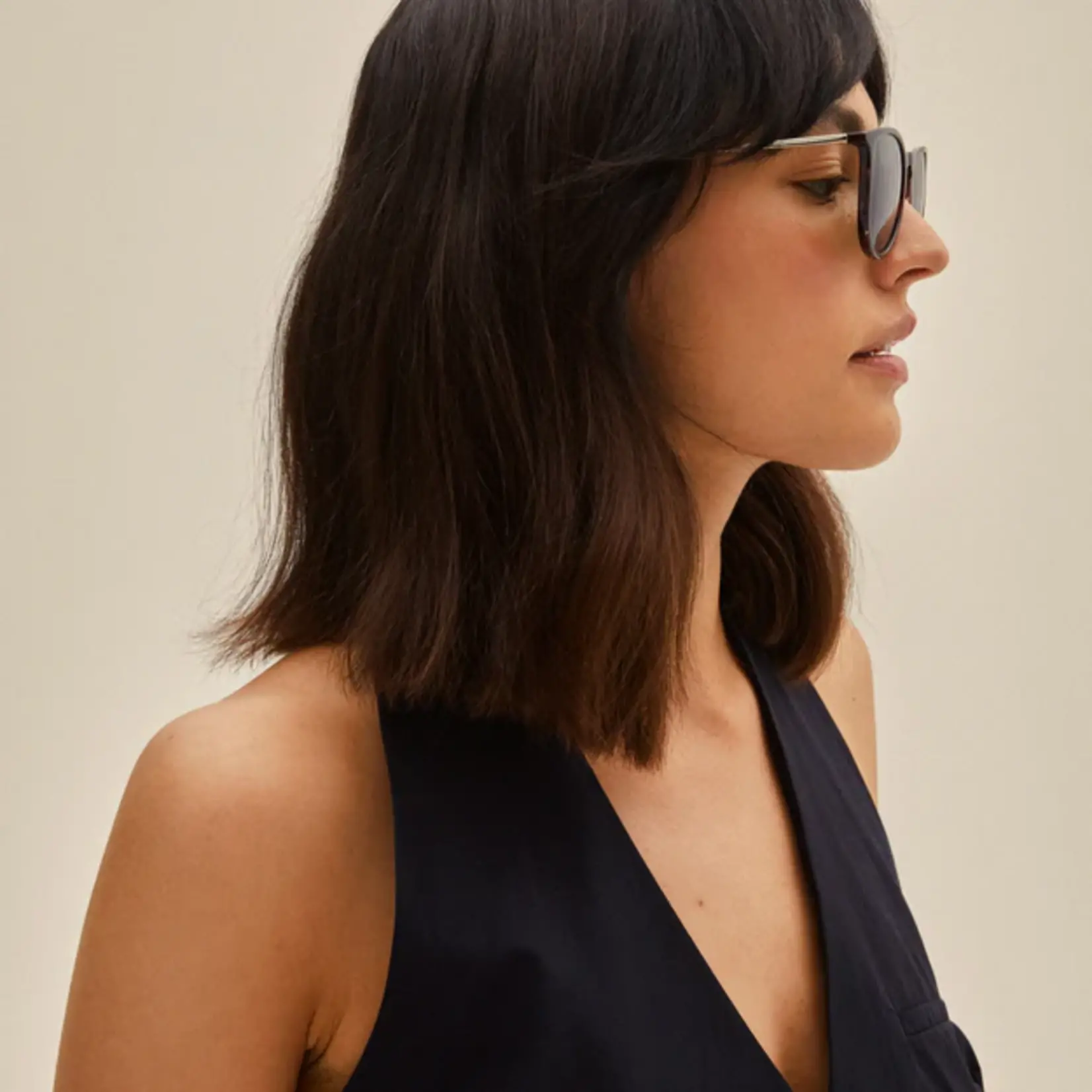 Pilgrim Lunette Soleil Vanille - Brown/Gold