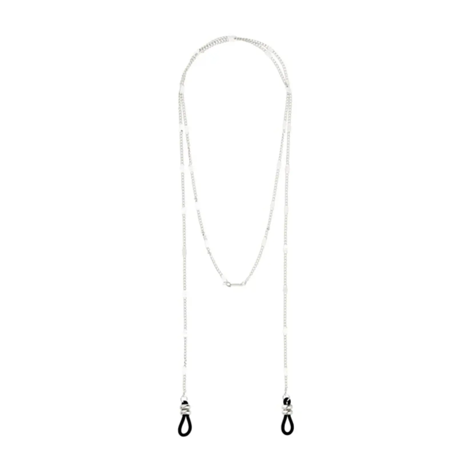 Pilgrim Chaine lunette soleil Cat - Silver Plated