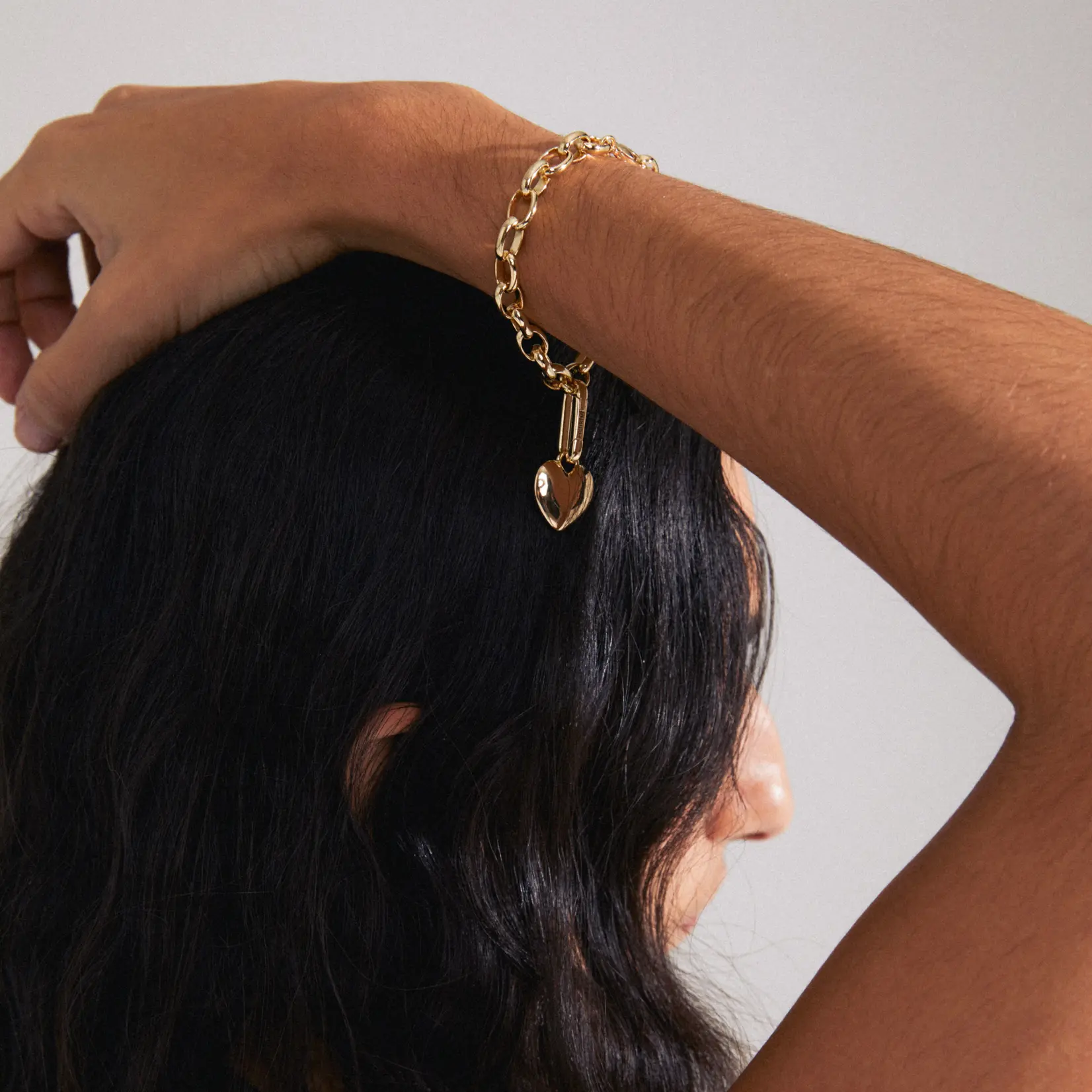 Pilgrim CHARM Bracelet  recyclé - Gold Plated