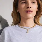 Pilgrim Charm soleil Recyclé - Gold Plated