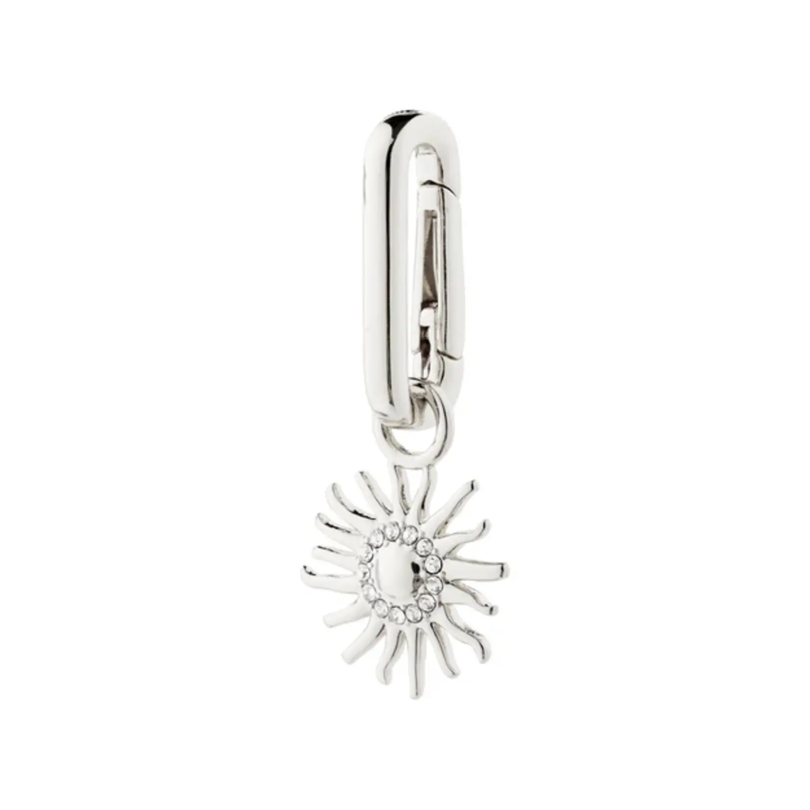Pilgrim Charm soleil Recyclé - Silver Plated
