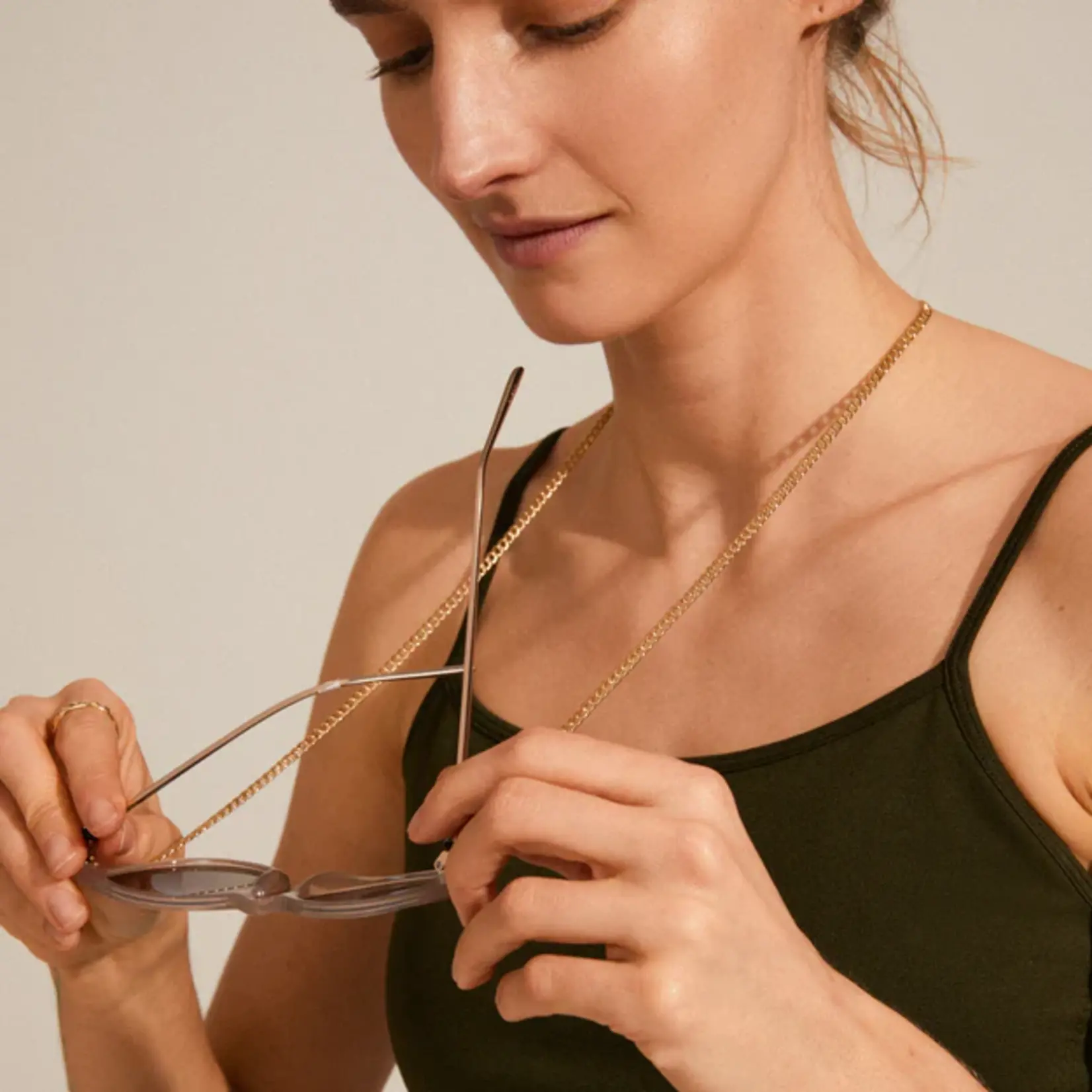Pilgrim Chaine de Lunette Aja - Gold Plated