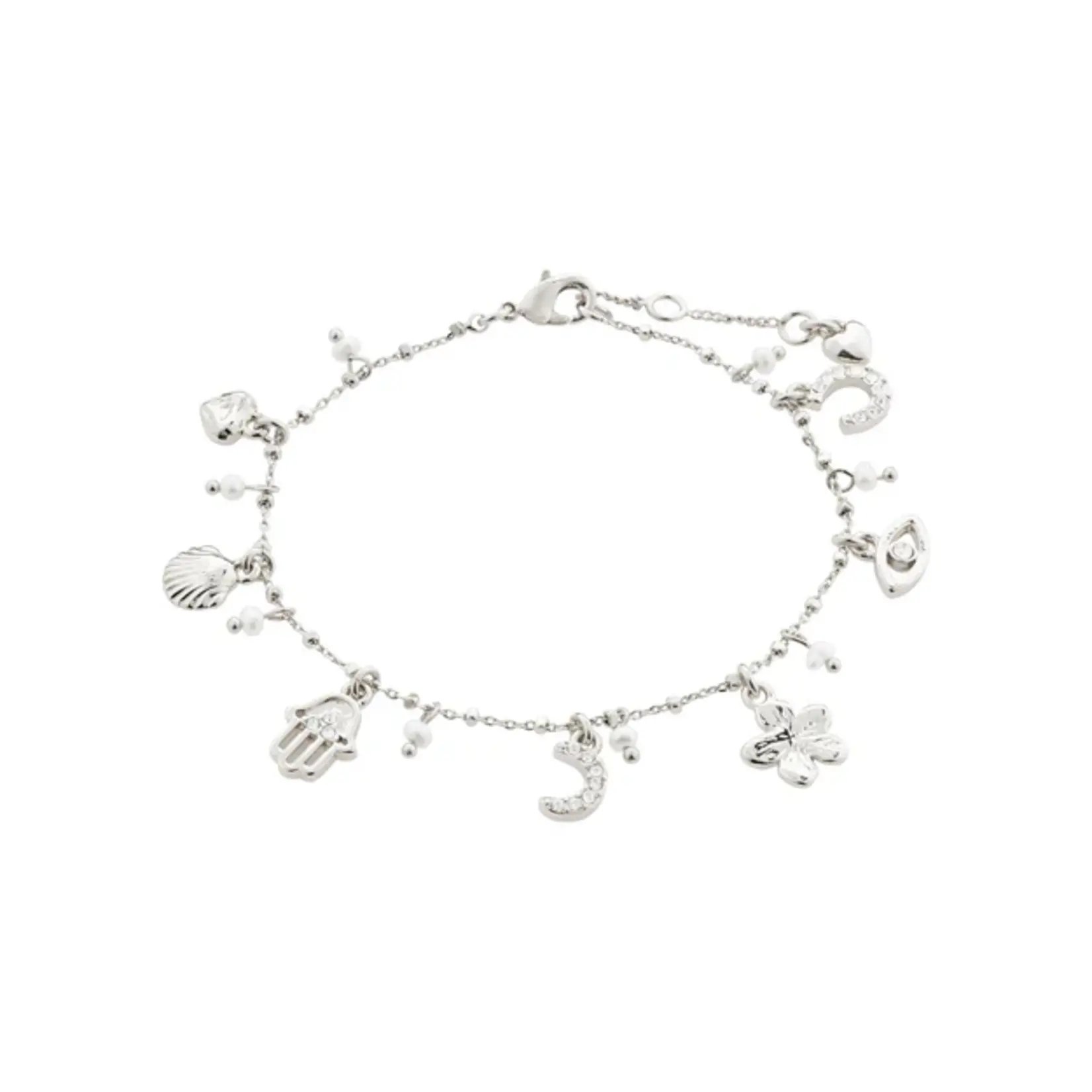 Pilgrim Prucence Bracelet Recyclé Silver Plated