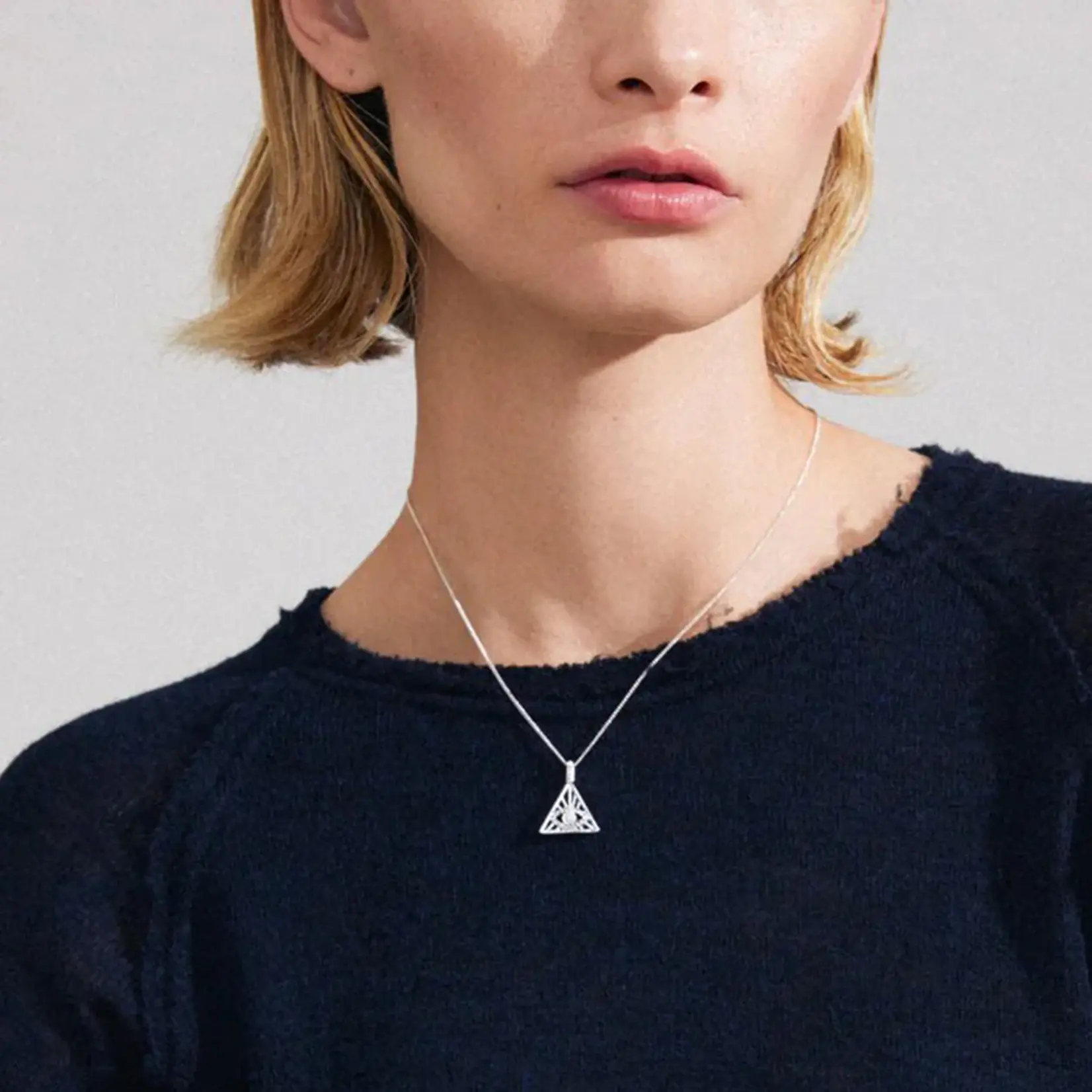 Pilgrim Focus Collier Recyclé Silver Plated