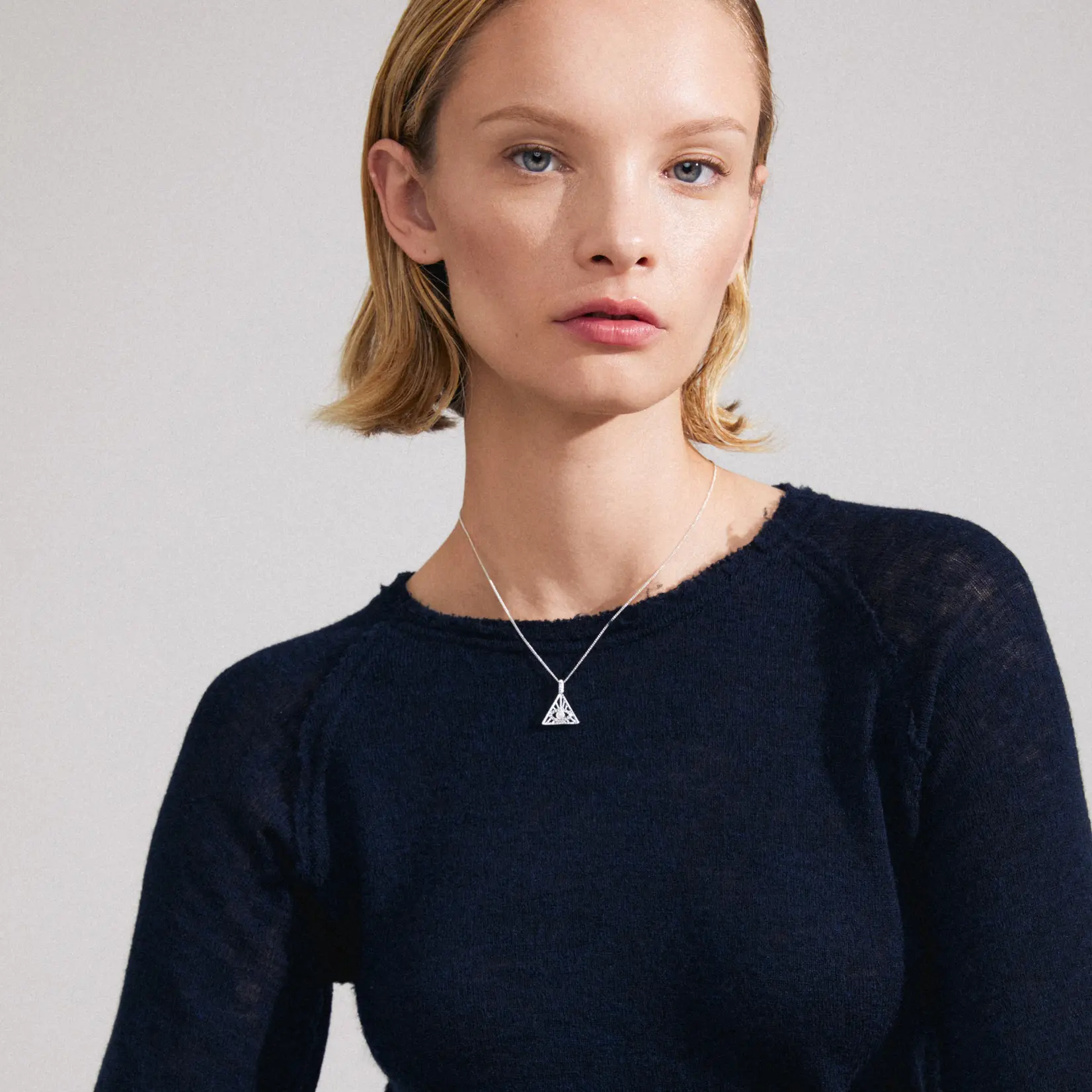 Pilgrim Focus Collier Recyclé Silver Plated