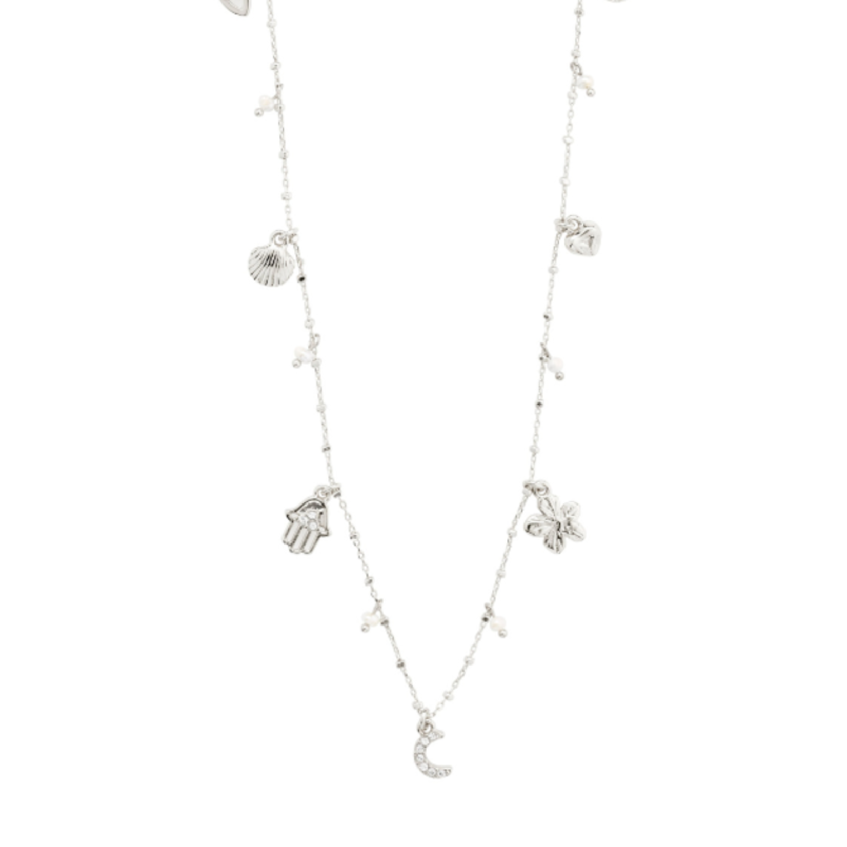 Pilgrim Prucence Collier Recyclé Silver Plated