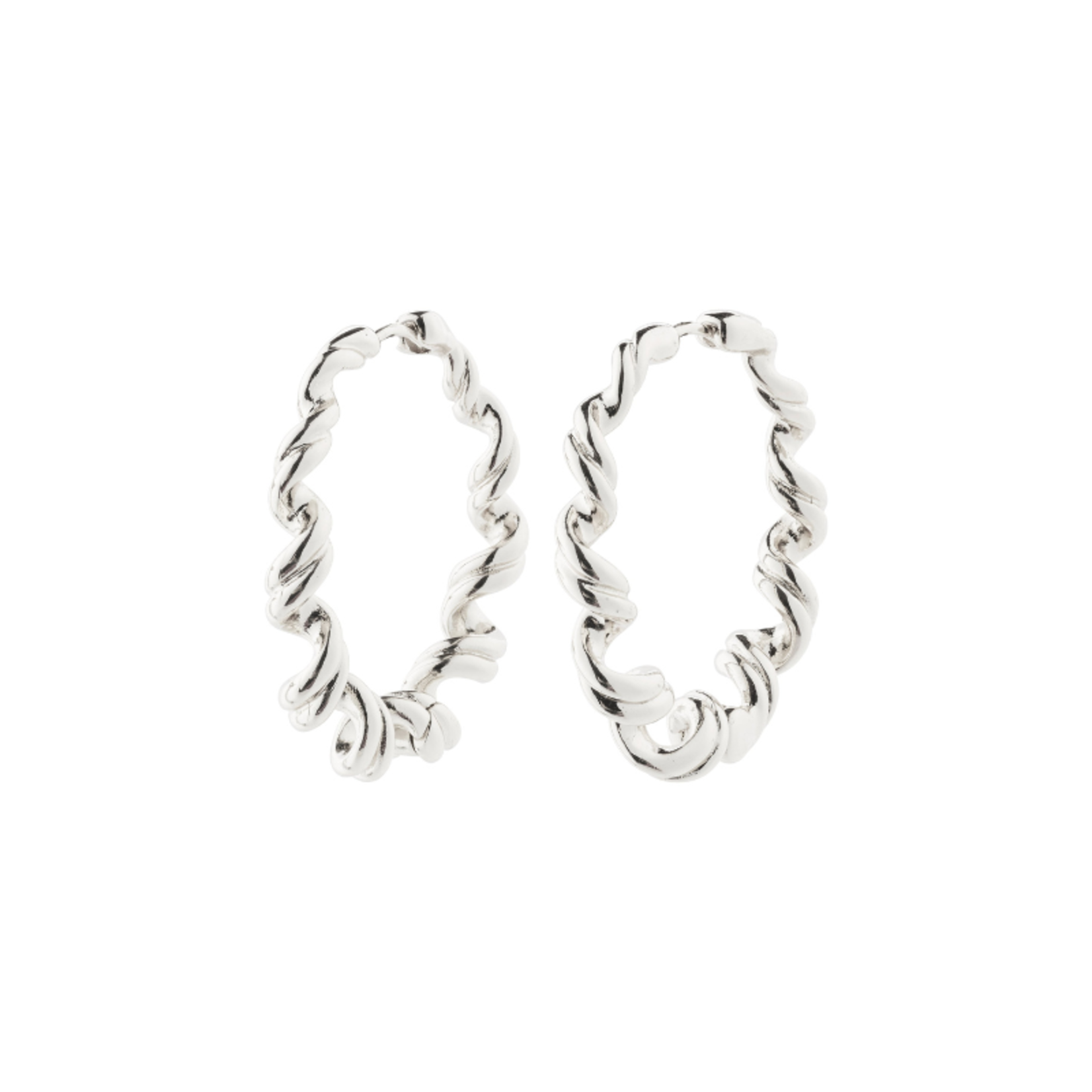 Pilgrim Larisa Anneaux Recyclé Silver Plated