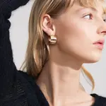 Pilgrim Talulla Boucles D`oreilles Recyclé Gold Plated