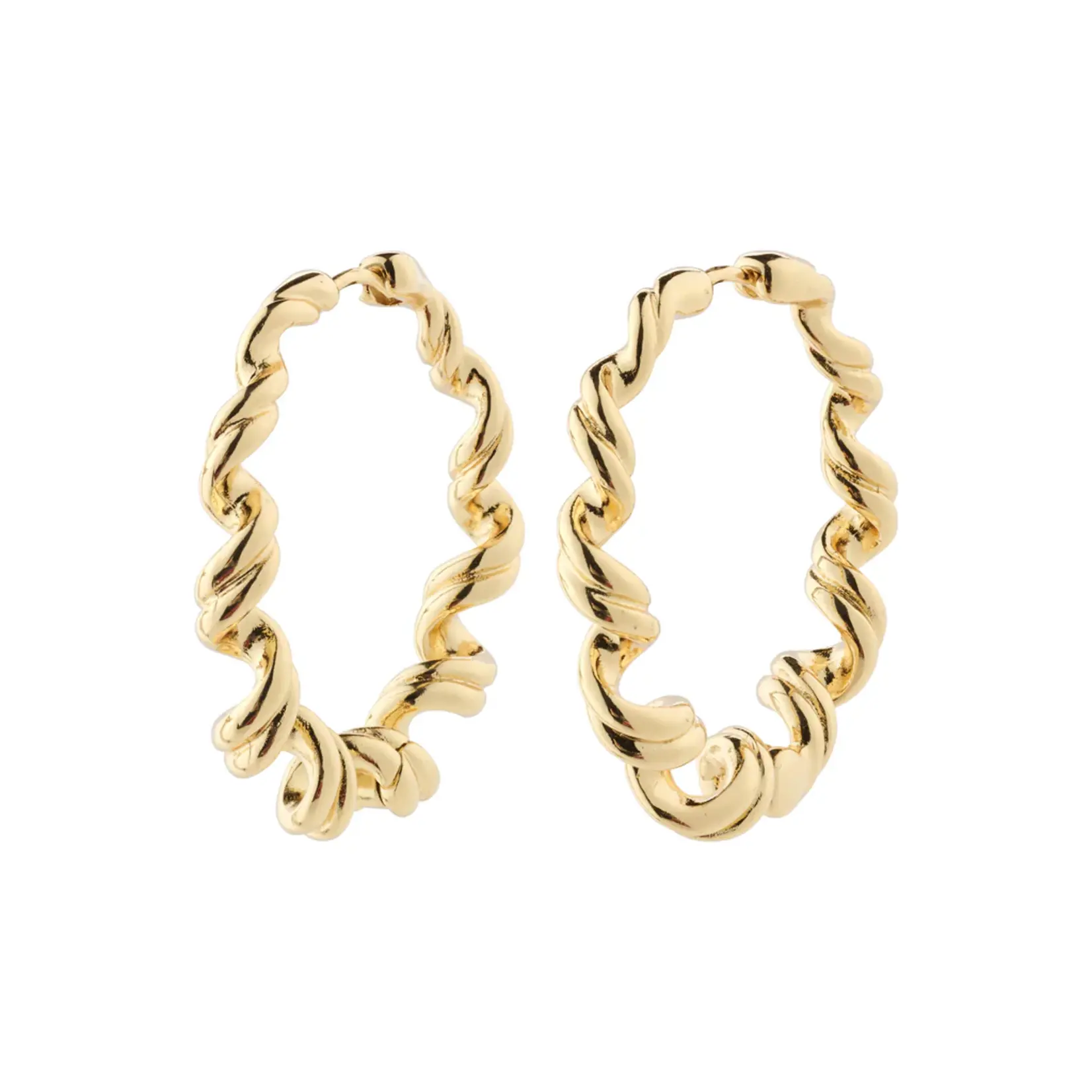 Pilgrim Larisa Anneaux  Recyclé Gold Plated