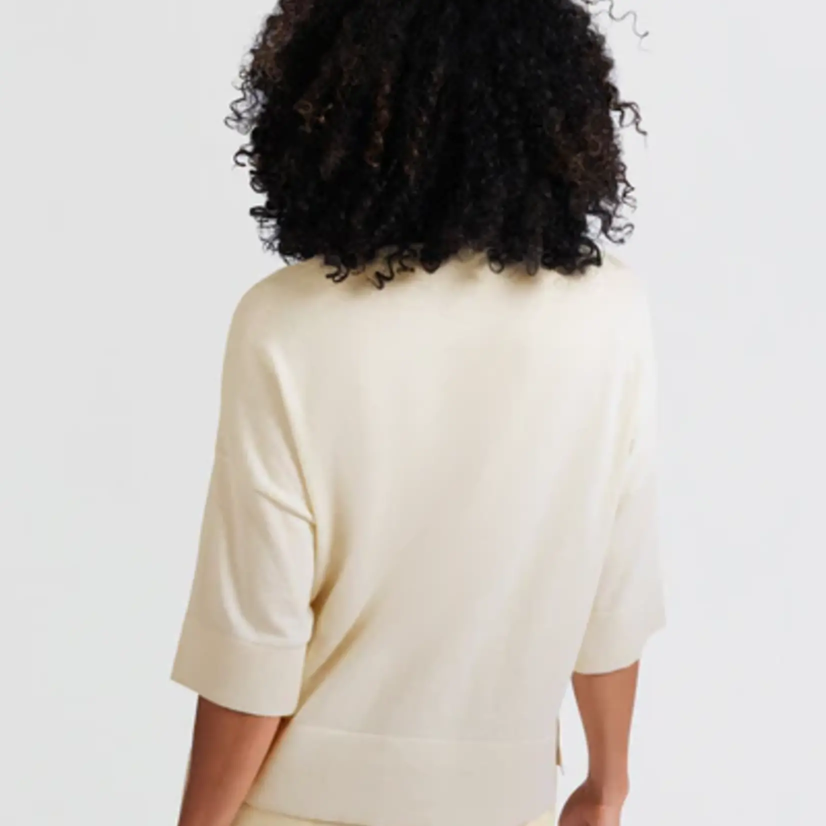 Yaya Top oversized - Nature Melange