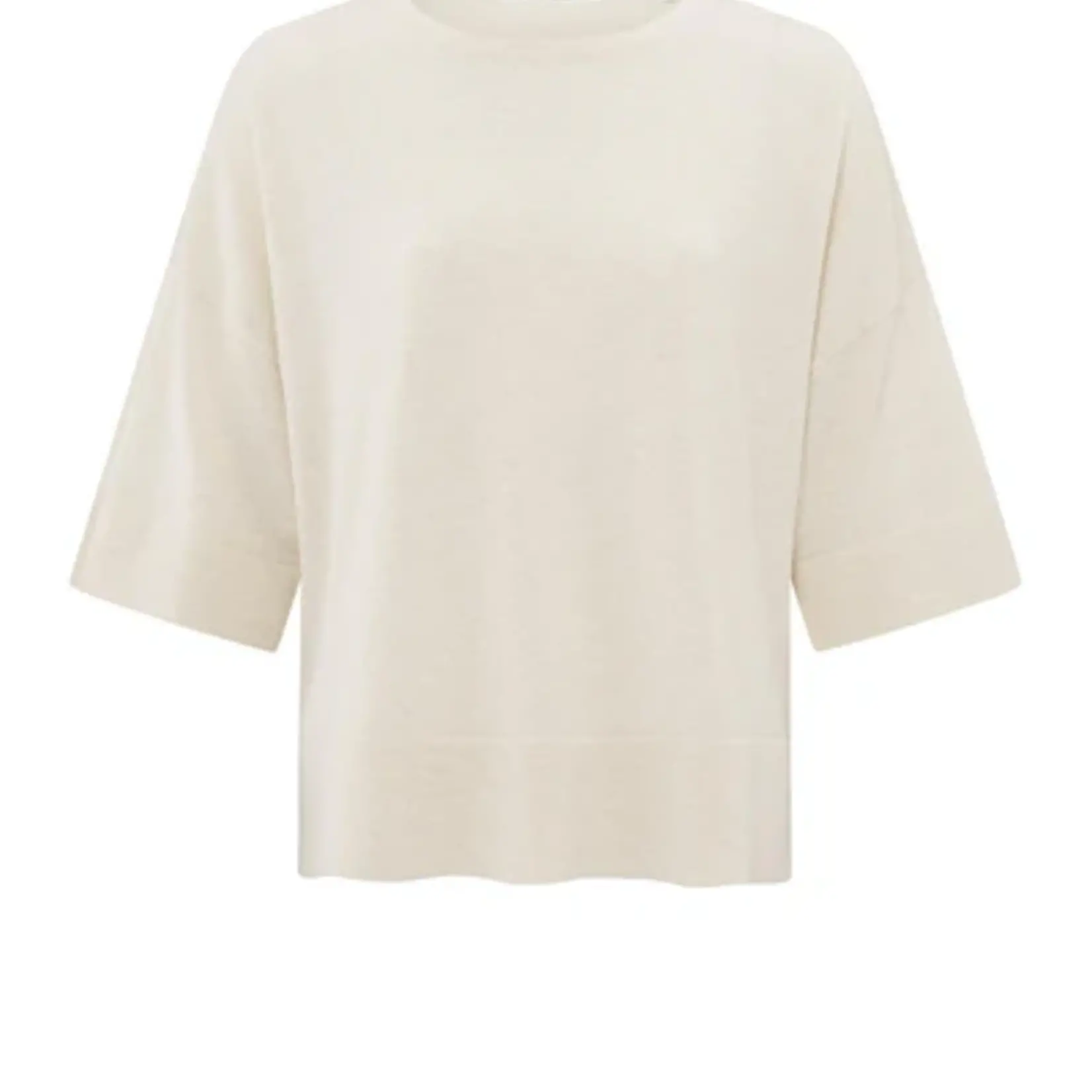 Yaya Top oversized - Nature Melange