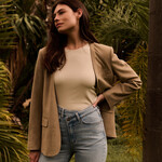 Yaya Jeans Droit - Light Blue Denim