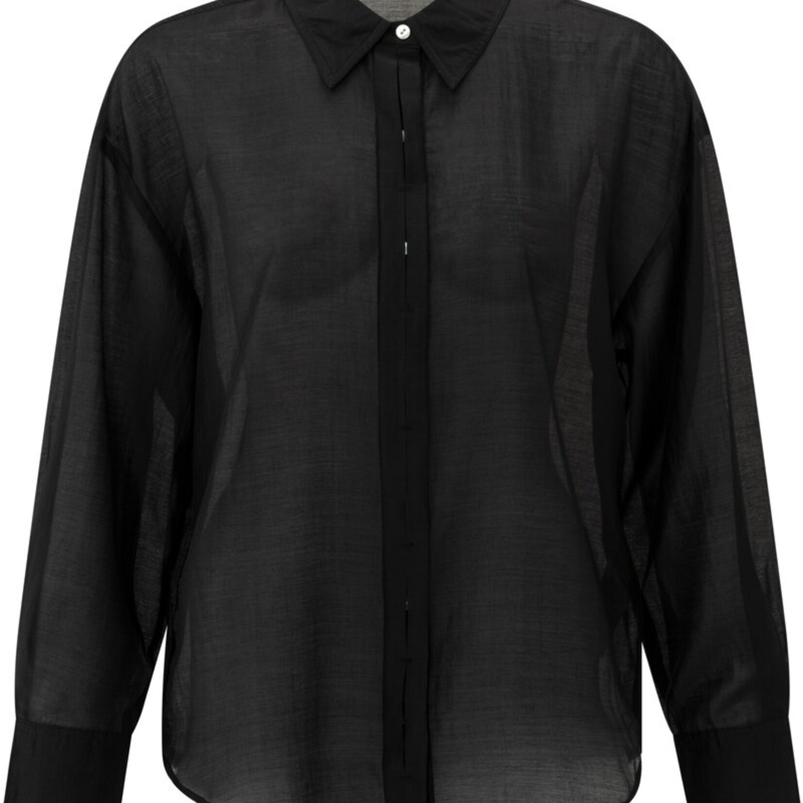 Yaya Blouse avec détails de bouton - Phantom