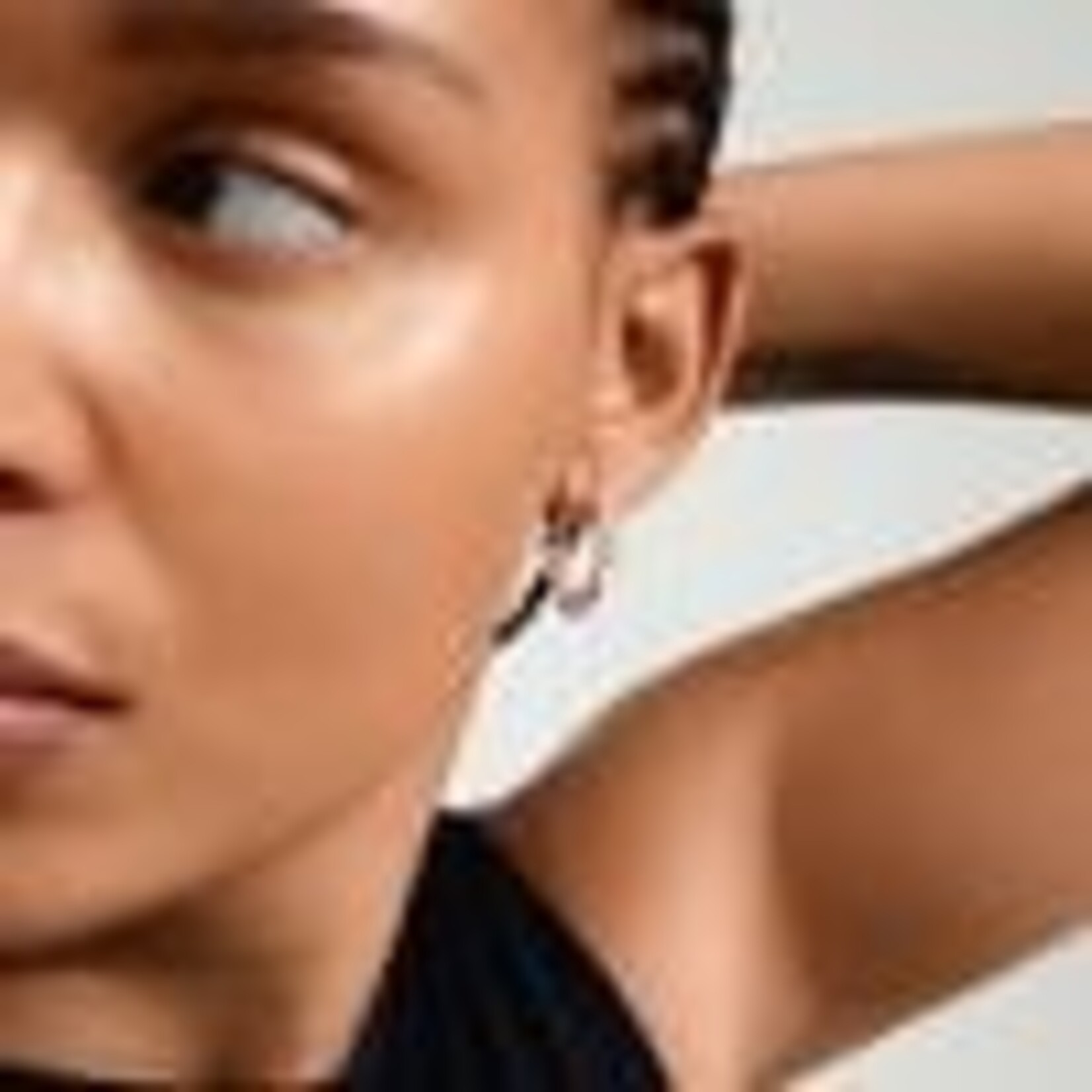 Pilgrim Tide Hoop Earrings Recycled - Silver Plated