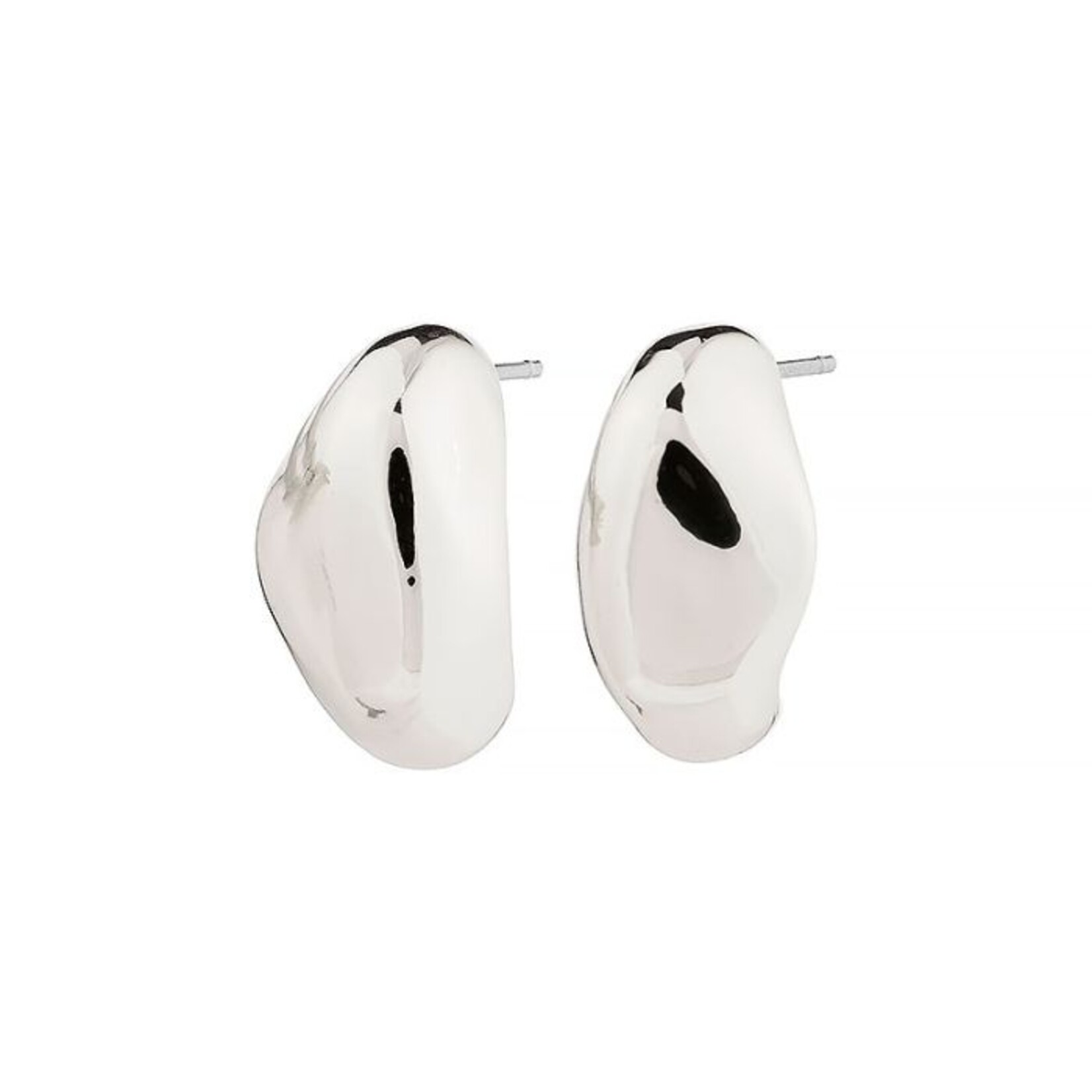 Pilgrim Dune boucle d'oreille Recyclé - Silver Plated