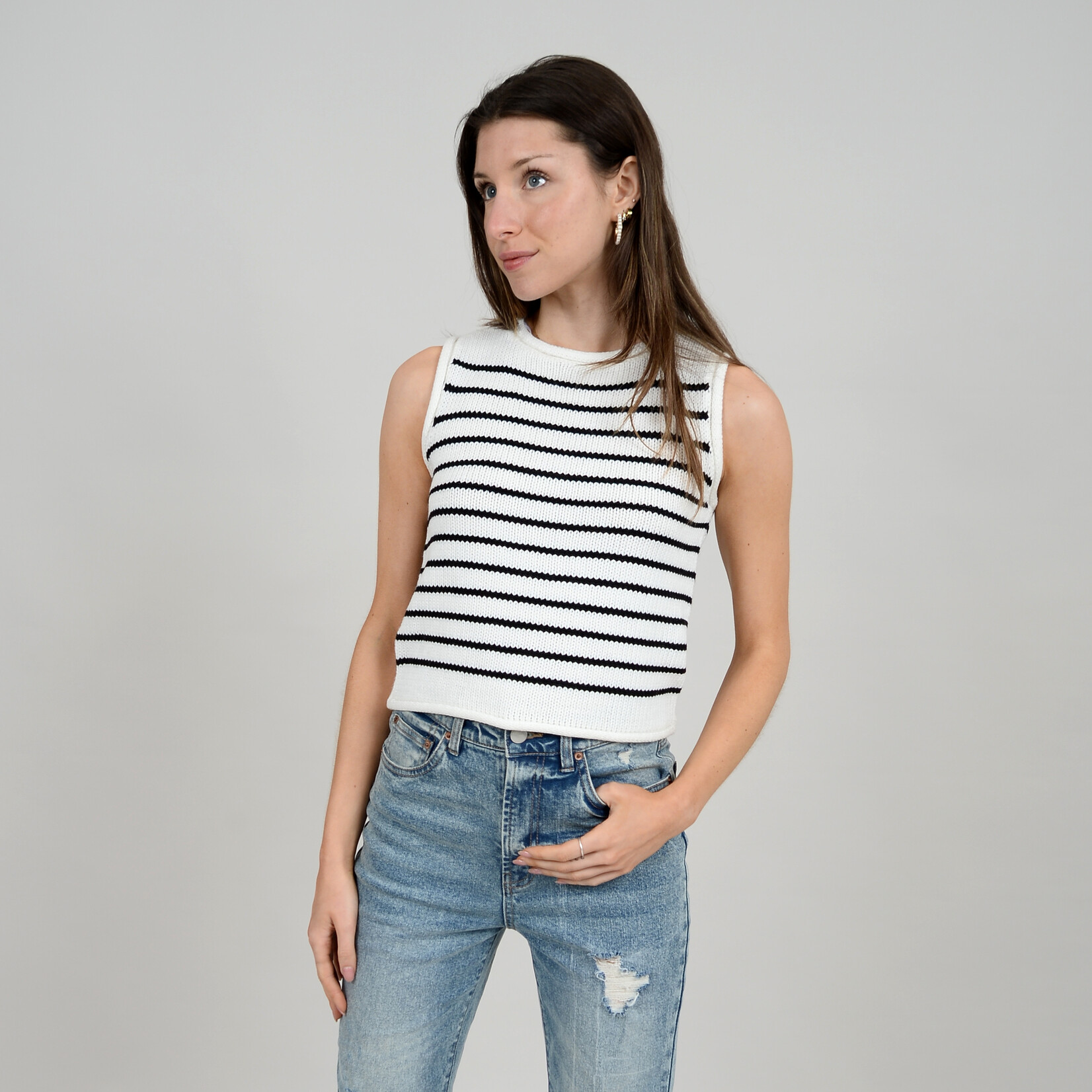 RD Style Veste sans manche - White/Black