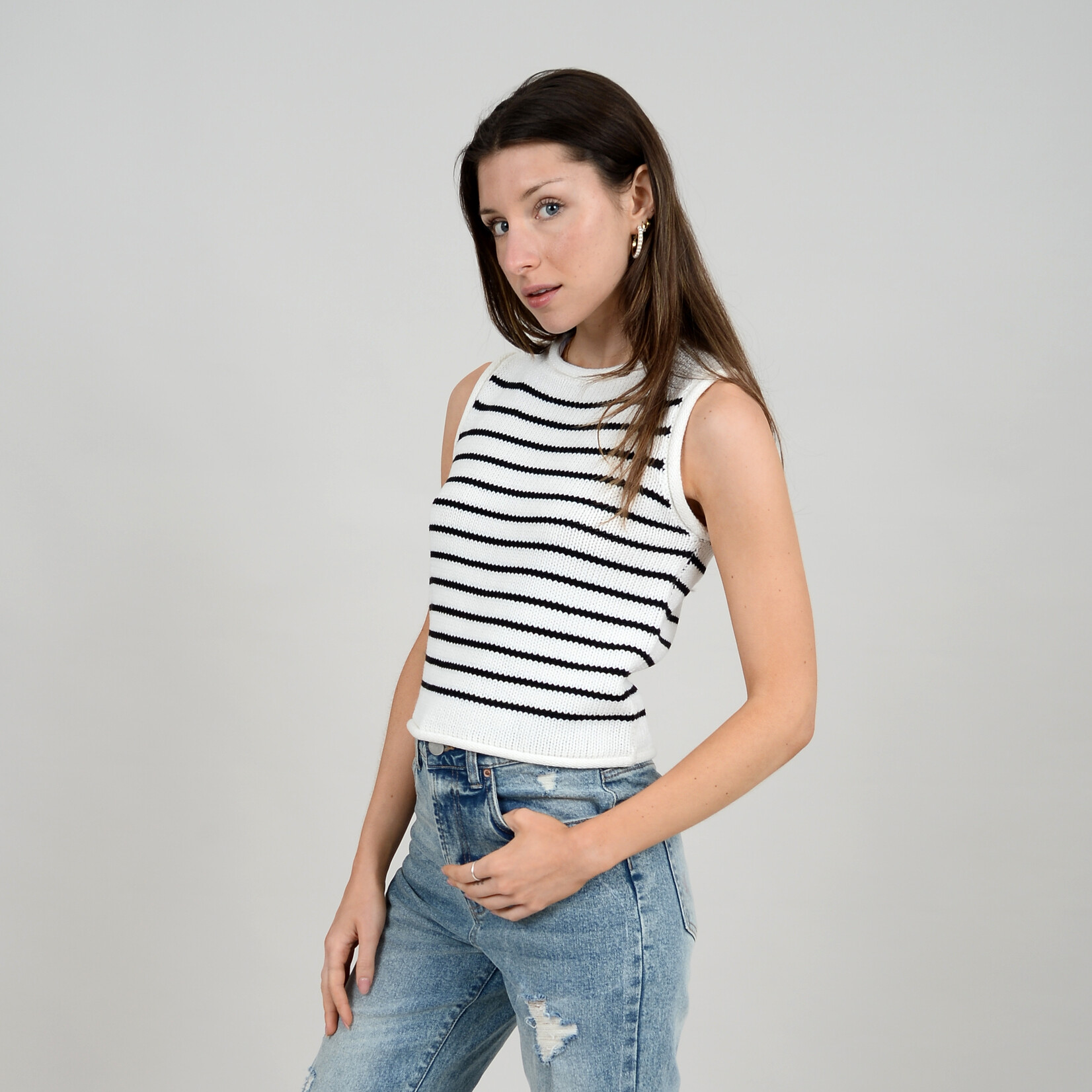 RD Style Veste sans manche - White/Black