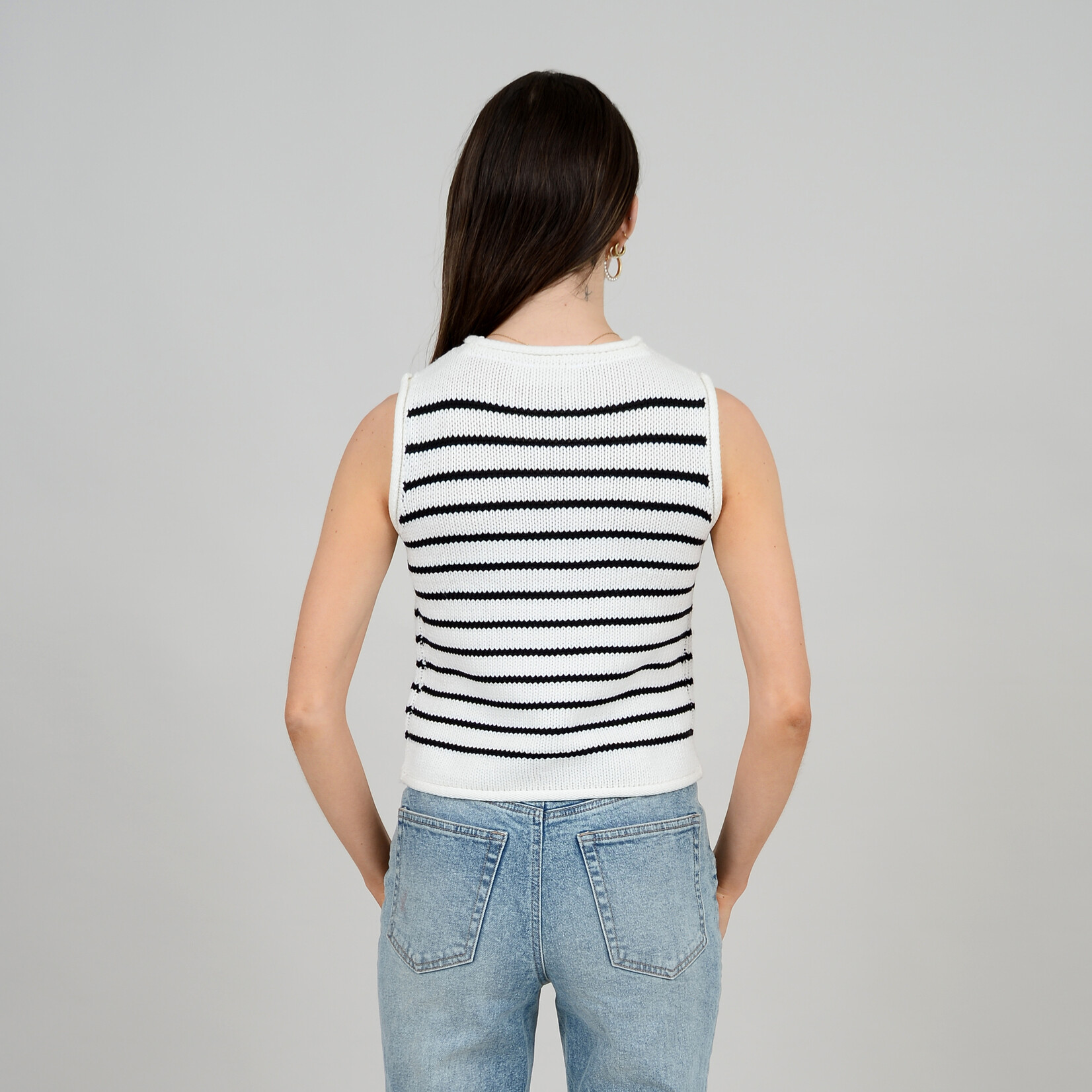 RD Style Veste sans manche - White/Black