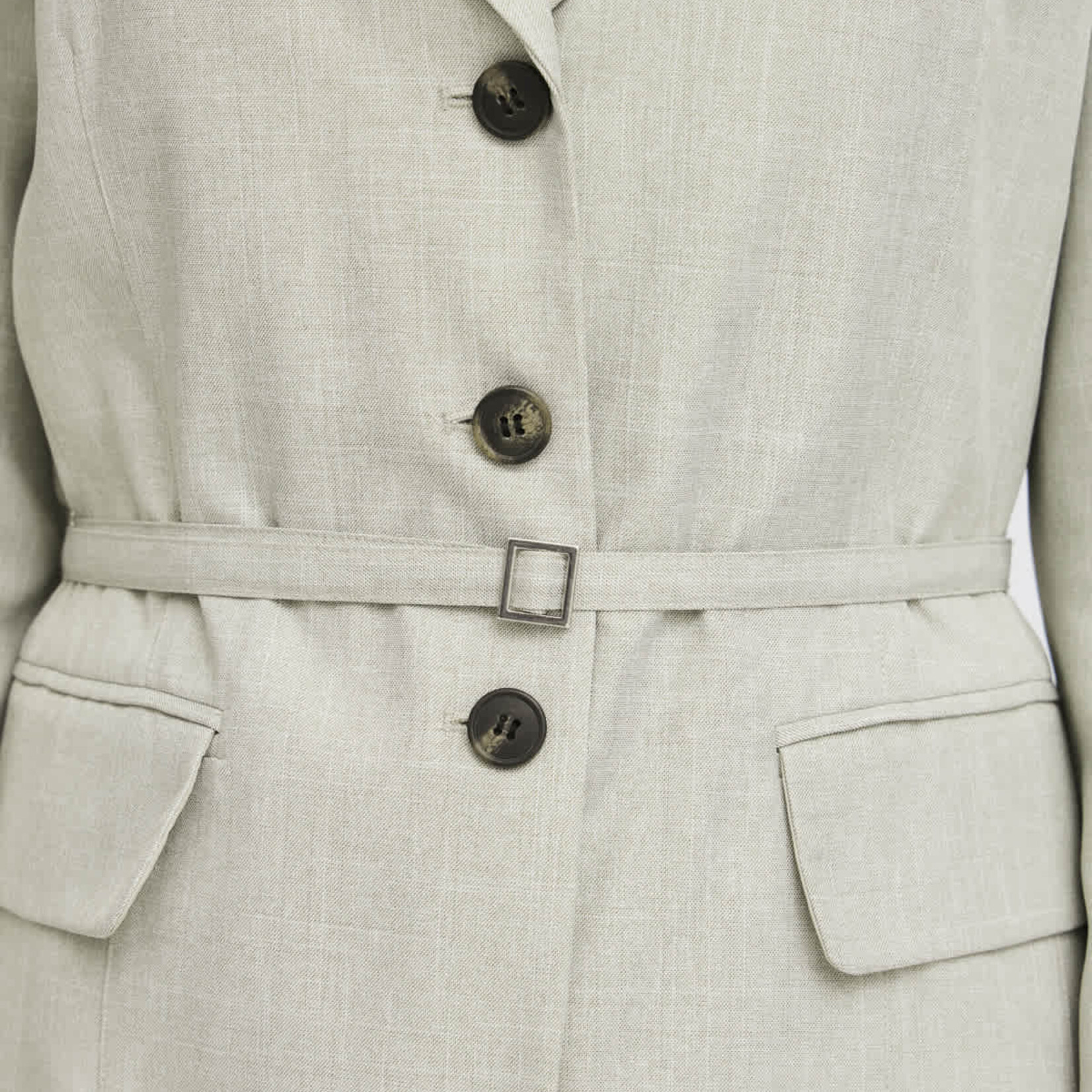 Ichi Veston Leevana avec ceinture - London Fog Mélange