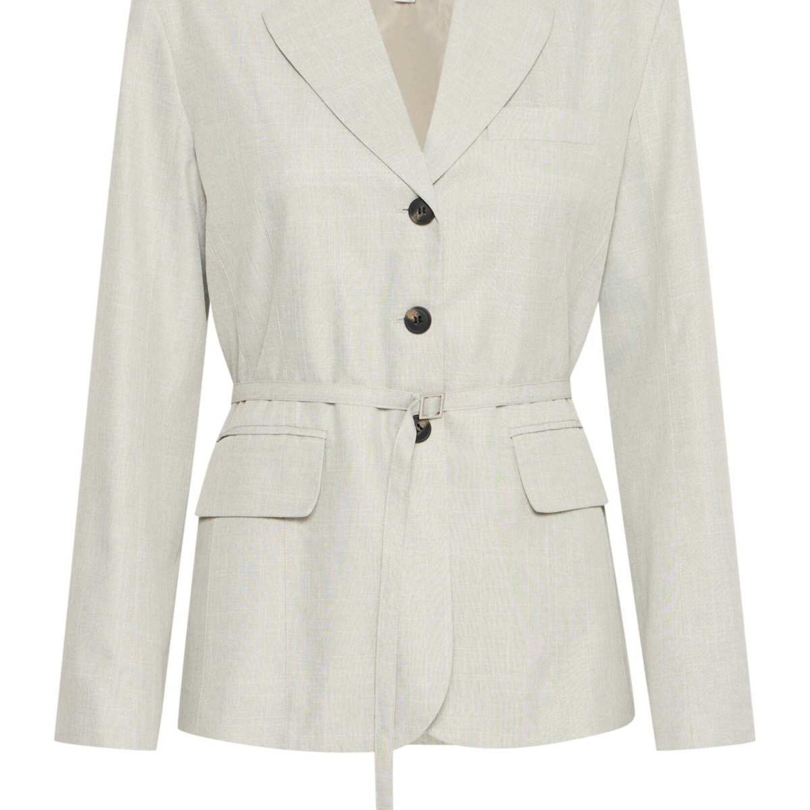 Ichi Veston Leevana avec ceinture - London Fog Mélange
