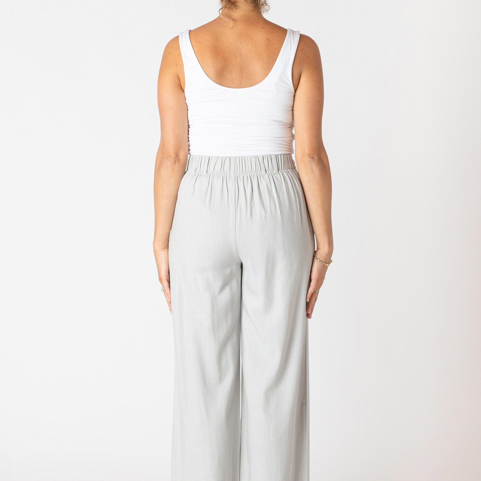 Dex Pantalon jambre large - Dove