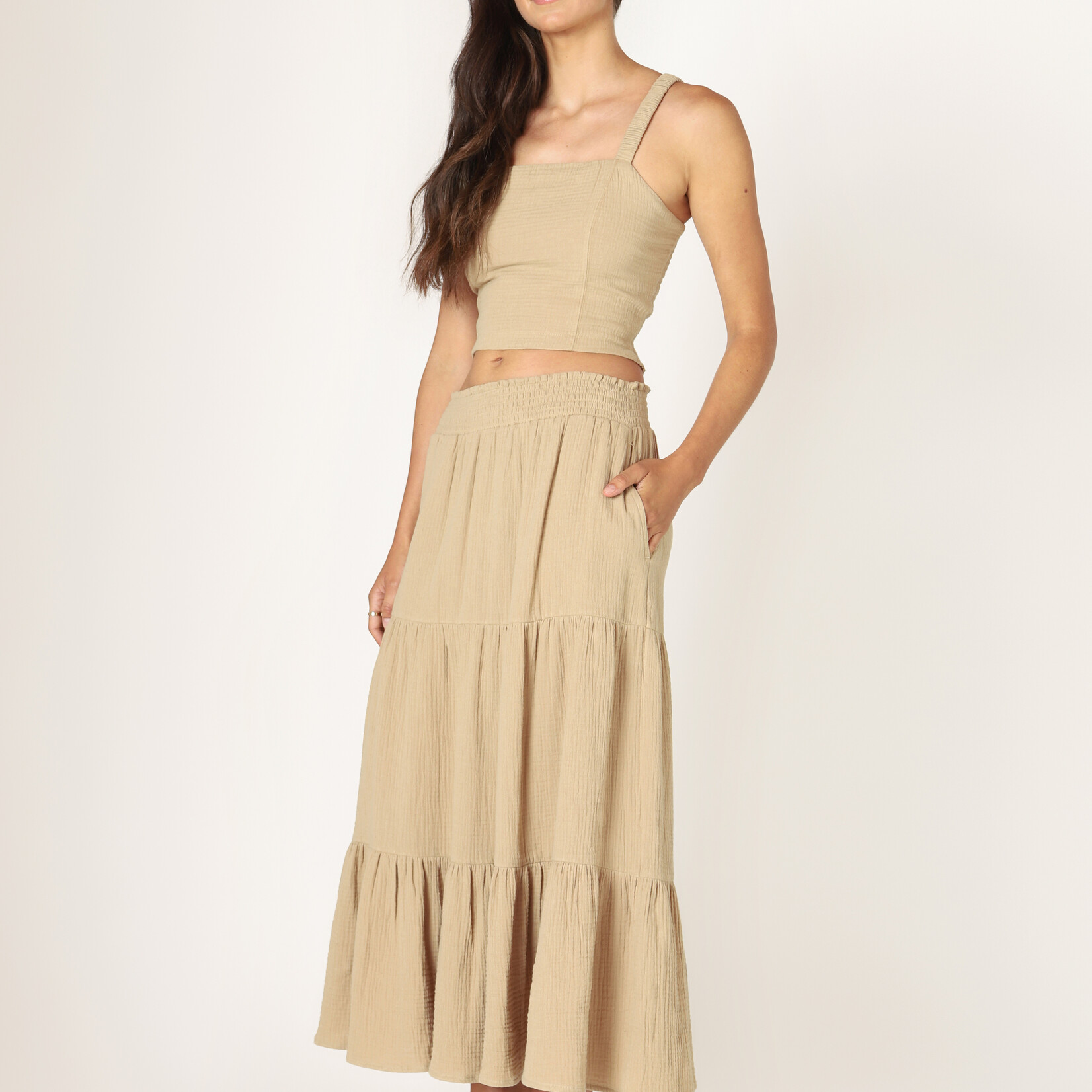 Dex Camisole texturé - Desert Sand