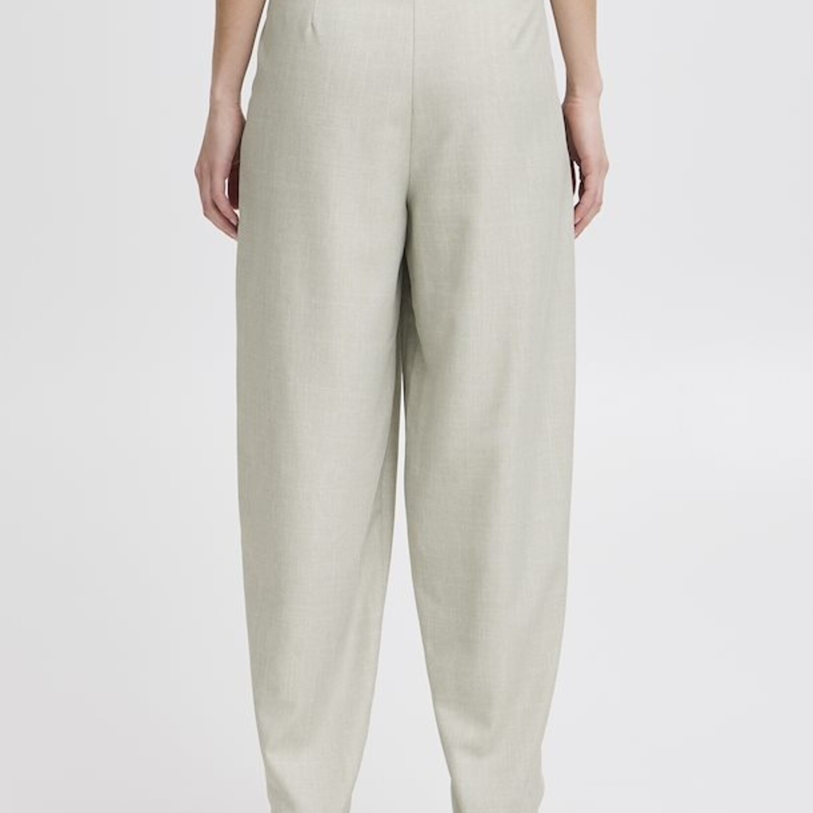 Ichi Pantalon Leevana - London Fog Mélange