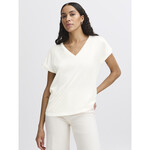 b.young T-Shirt Selita Col-V - Marshmallow