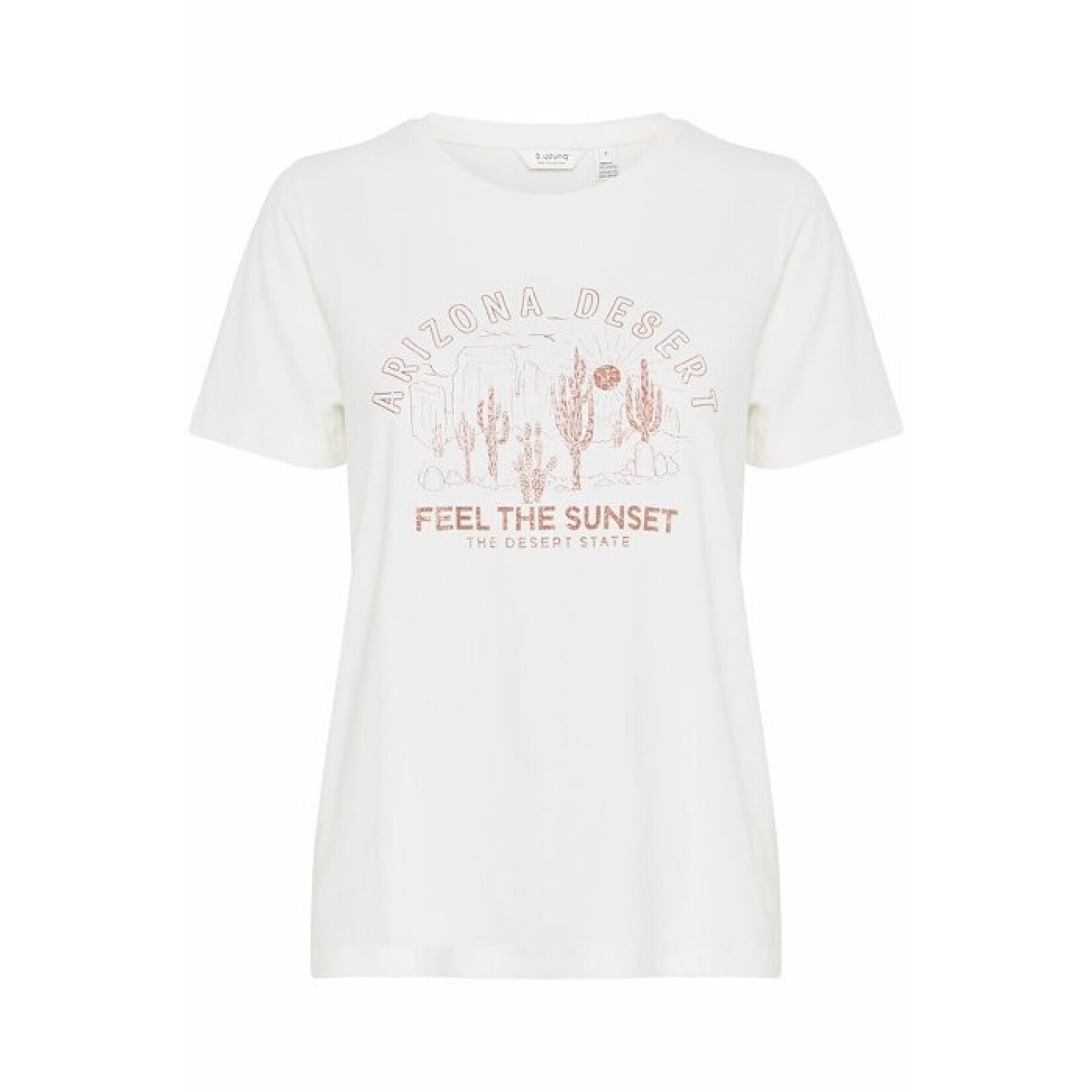 b.young T-Shirt Desert Sobbe - Marshmallow