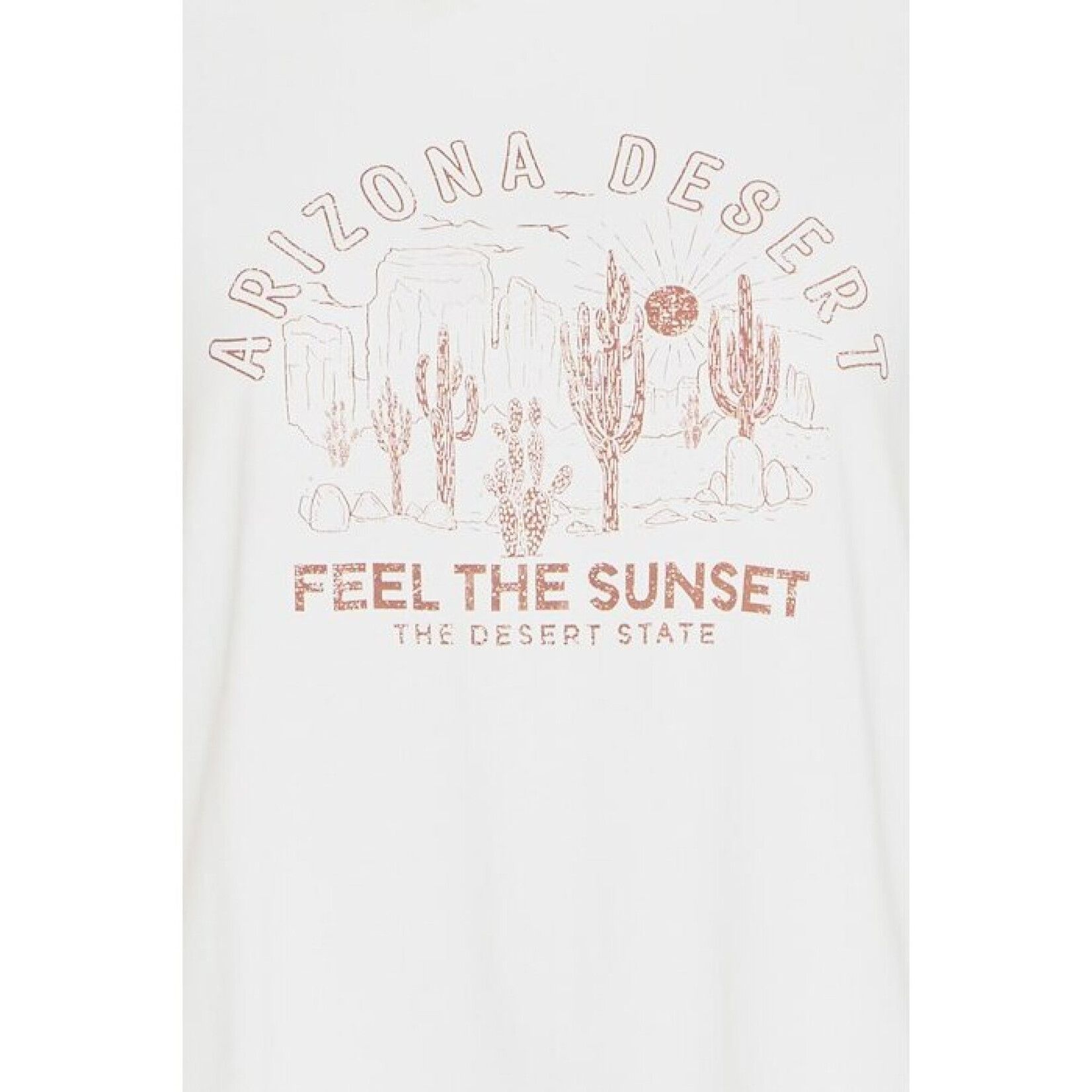b.young T-Shirt Desert Sobbe - Marshmallow