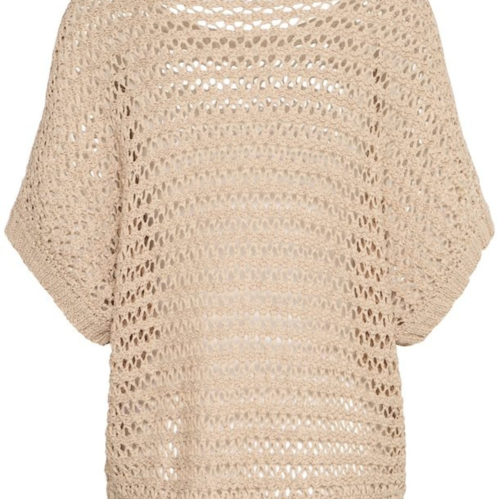 b.young Chandail en Crochet Marax - Humus