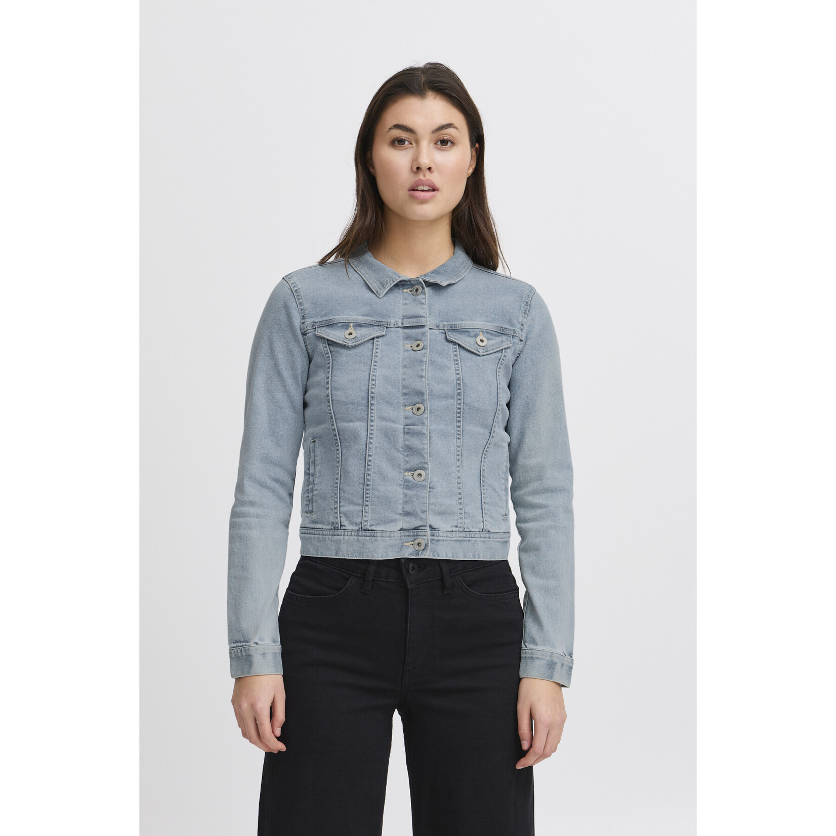 Ichi Manteau Jeans  Billy - Light Blu Washed