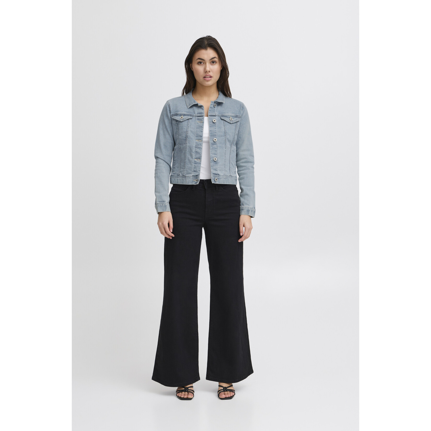 Ichi Manteau Jeans  Billy - Light Blu Washed