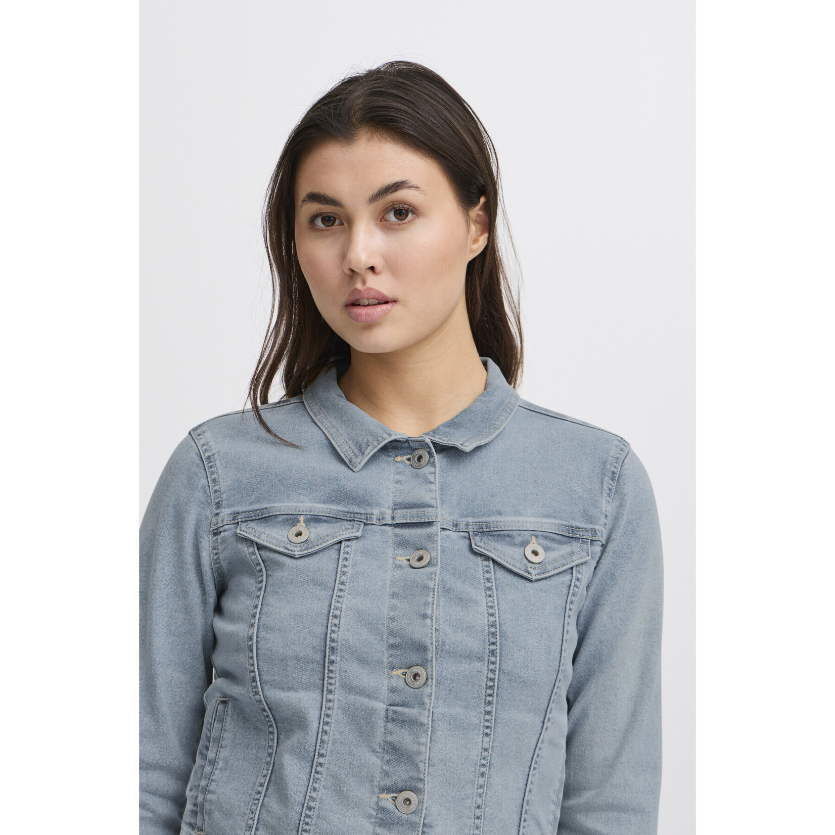Ichi Manteau Jeans  Billy - Light Blu Washed