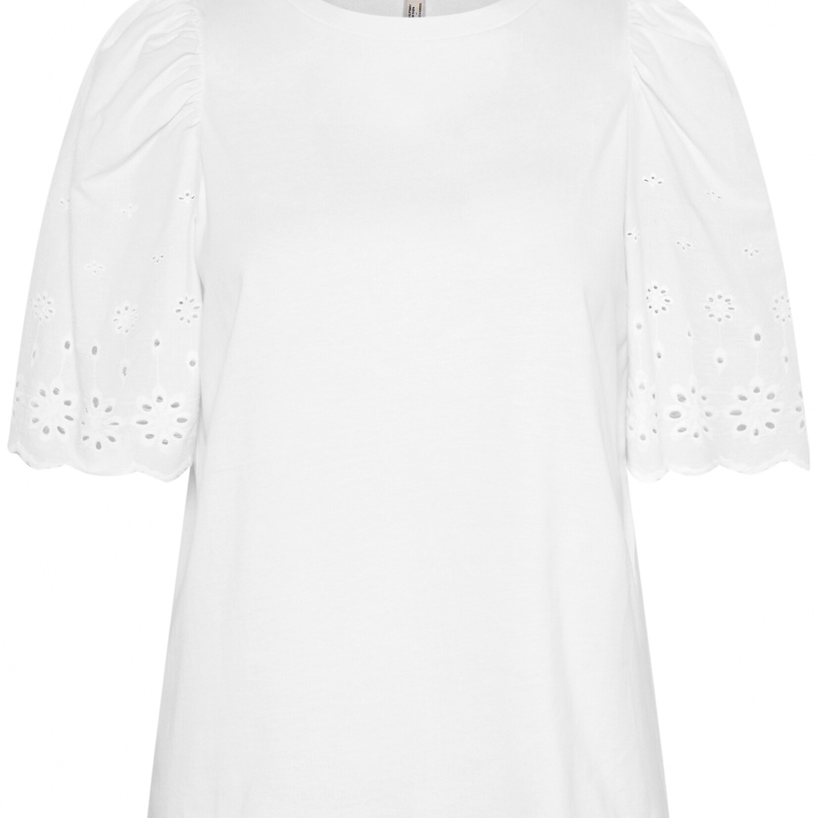 Part Two Top Nahlua Manche Brodé - Bright White
