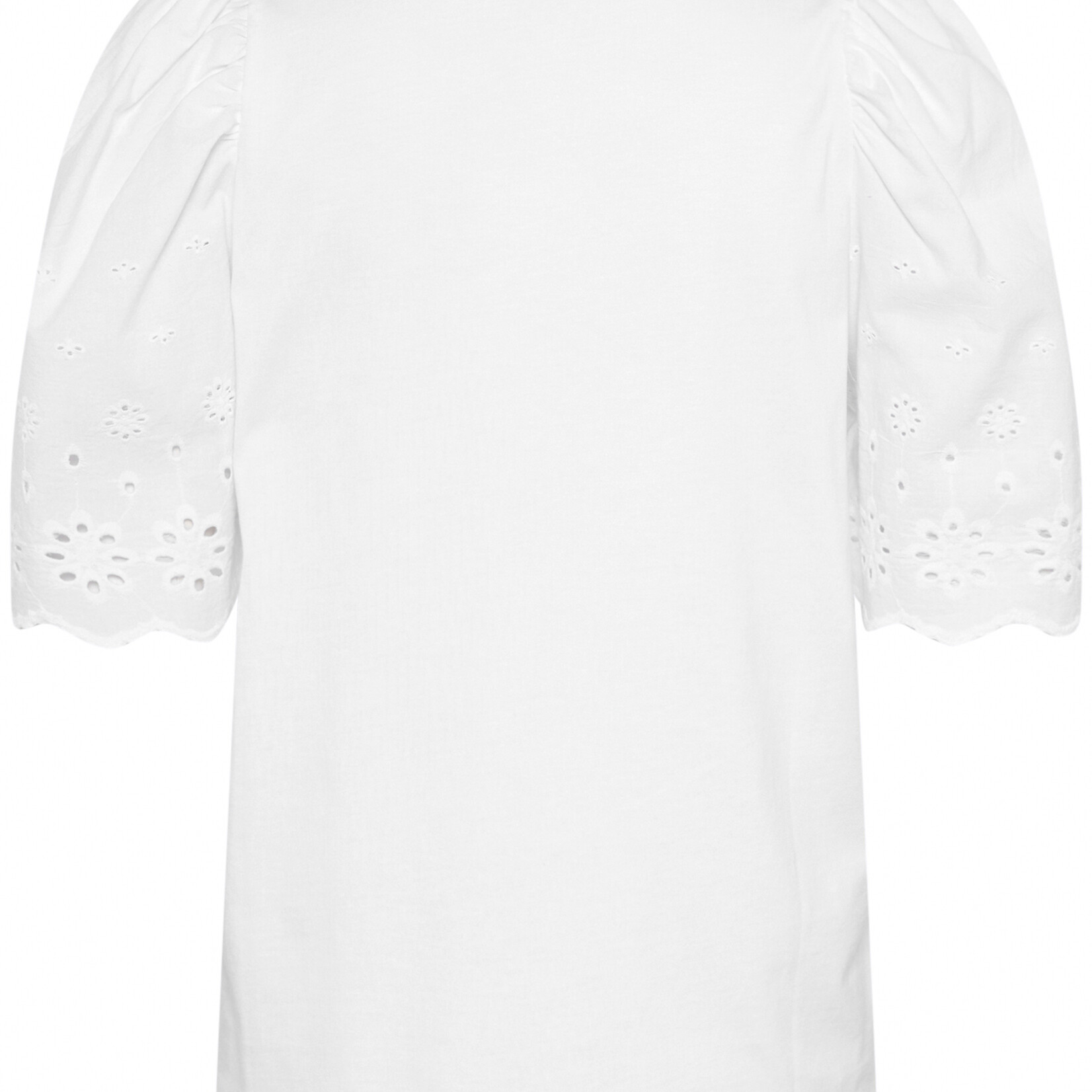 Part Two Top Nahlua Manche Brodé - Bright White