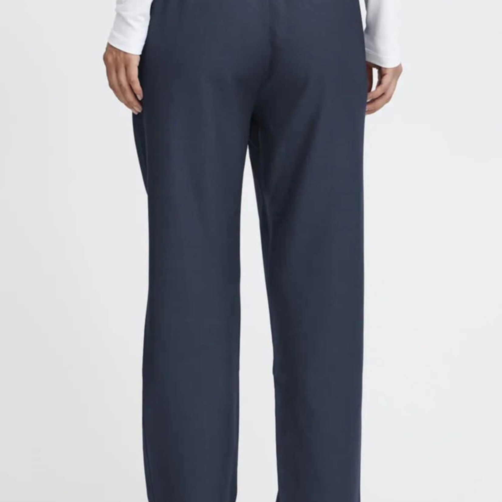 Fransa Pantalon Mareena - Navy Blazer Mélange