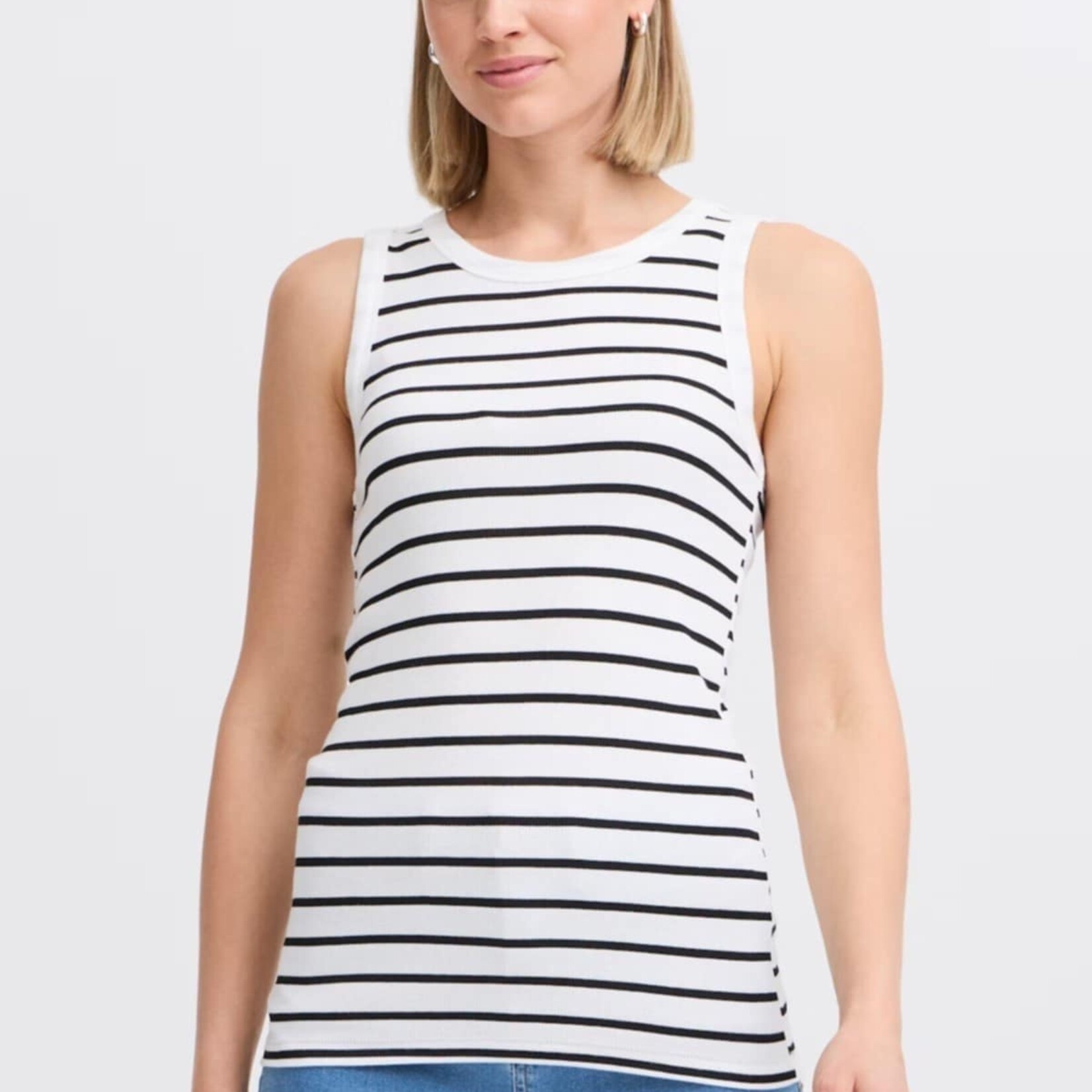 Fransa Top Hizamond - Black Mix