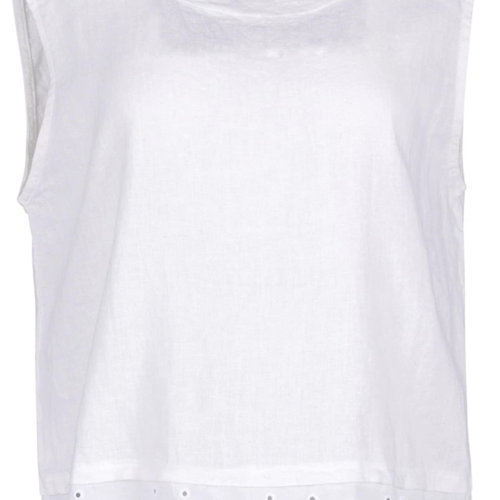 Top sans manches 15-8223W - Blanc