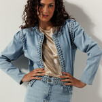 Tramontana Jacket jeans avec détail - Bleu