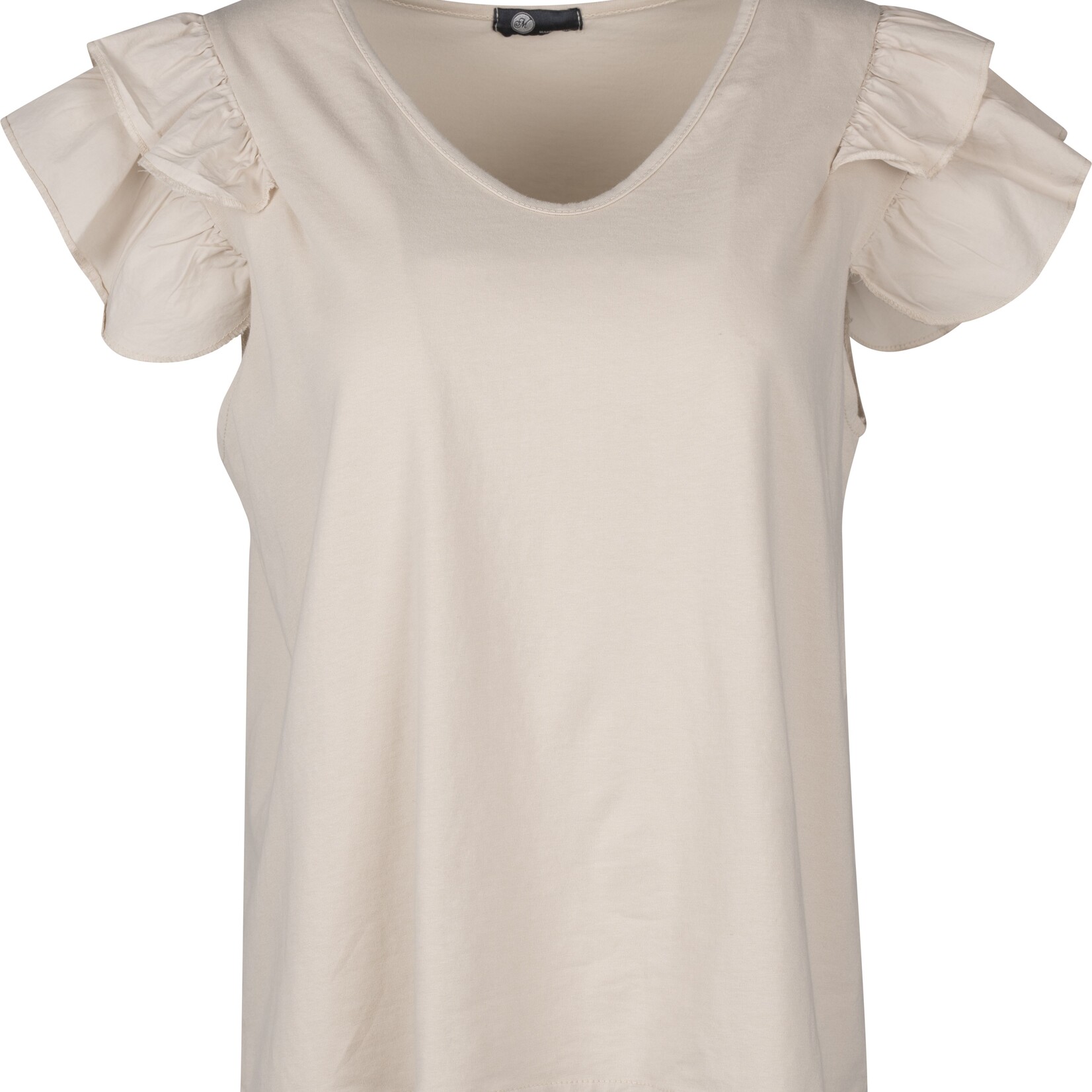 Top combo tricoté et tissé - Coconut