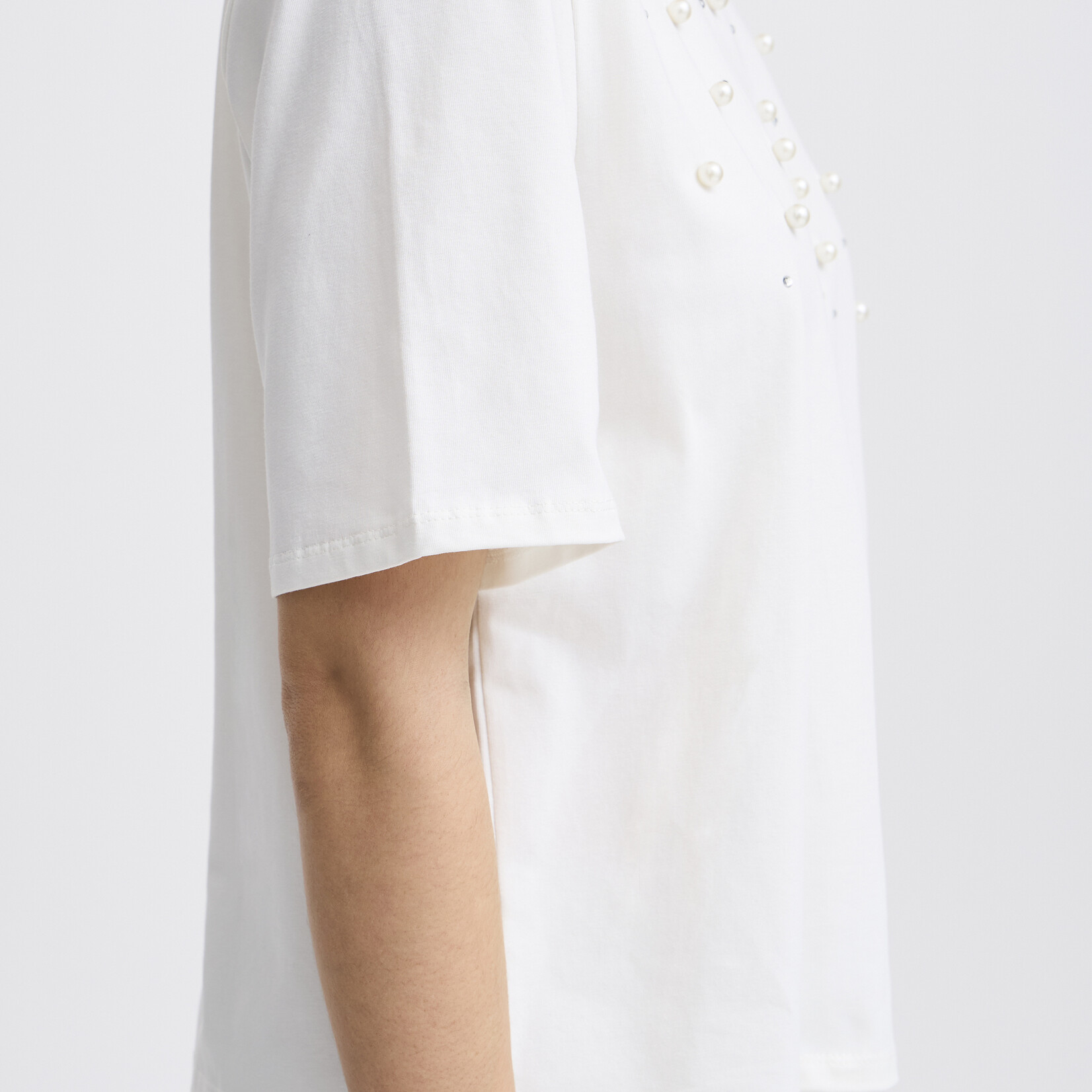 b.young T-Shirt Pandinna - Marshmallow