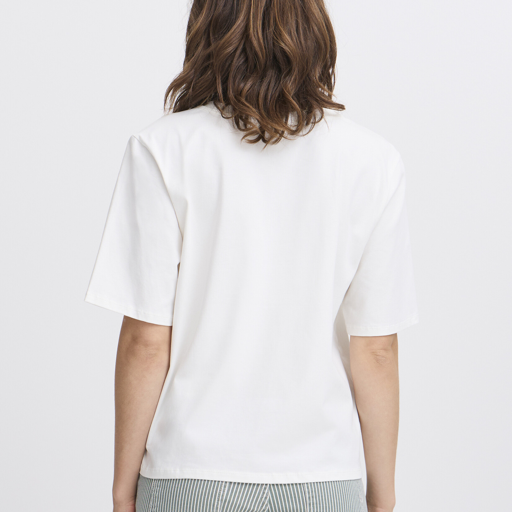 b.young T-Shirt Pandinna - Marshmallow